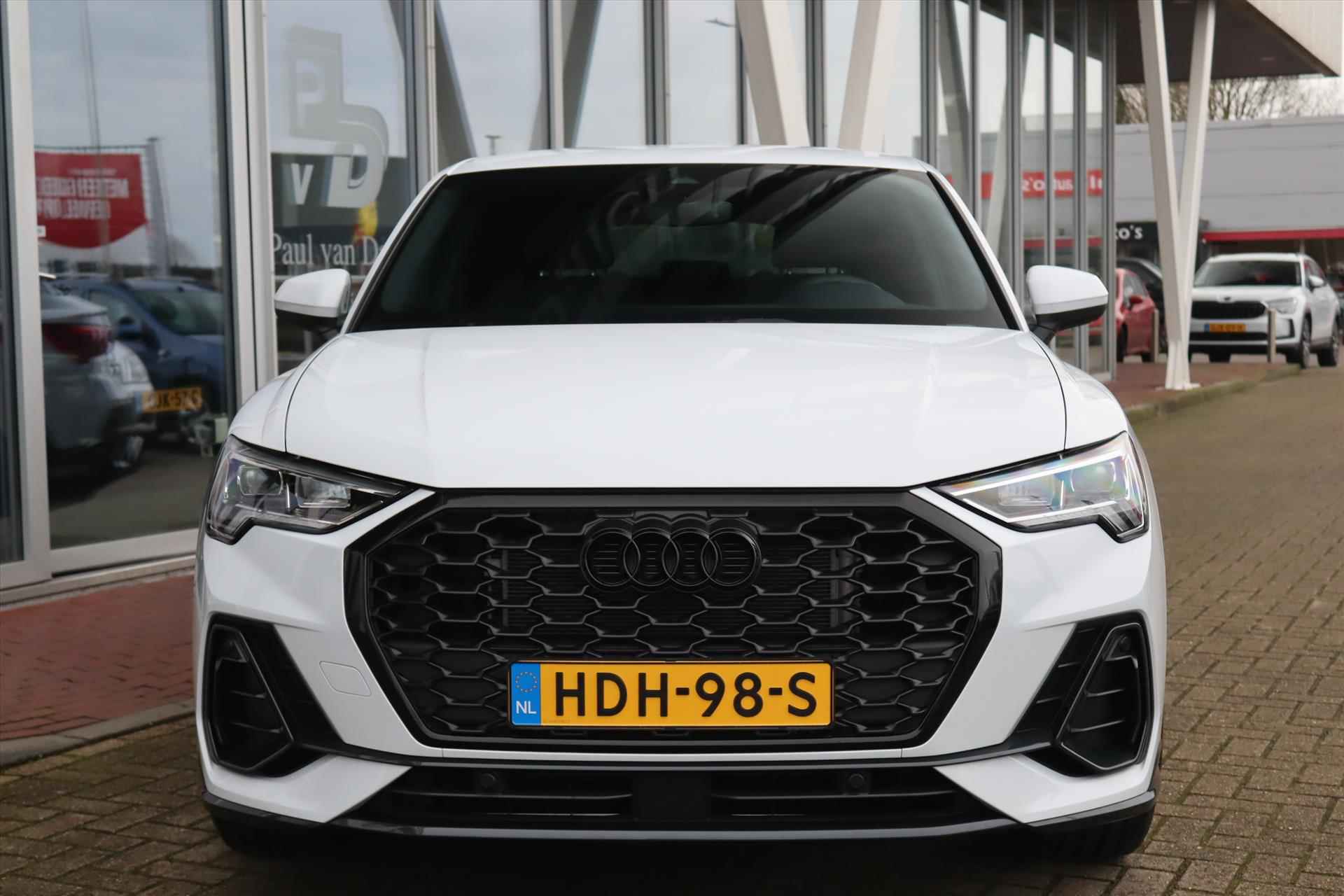 Audi Q3 Sportback 45TFSIe 245PK PHEV AUTOMAAT BLACK E.D. Navi Carplay | Adapt.Cruise | Virtual Cockpit | Keyless | Verlaagd | Electr.Klep | 20 Inch Lm | - 43/65