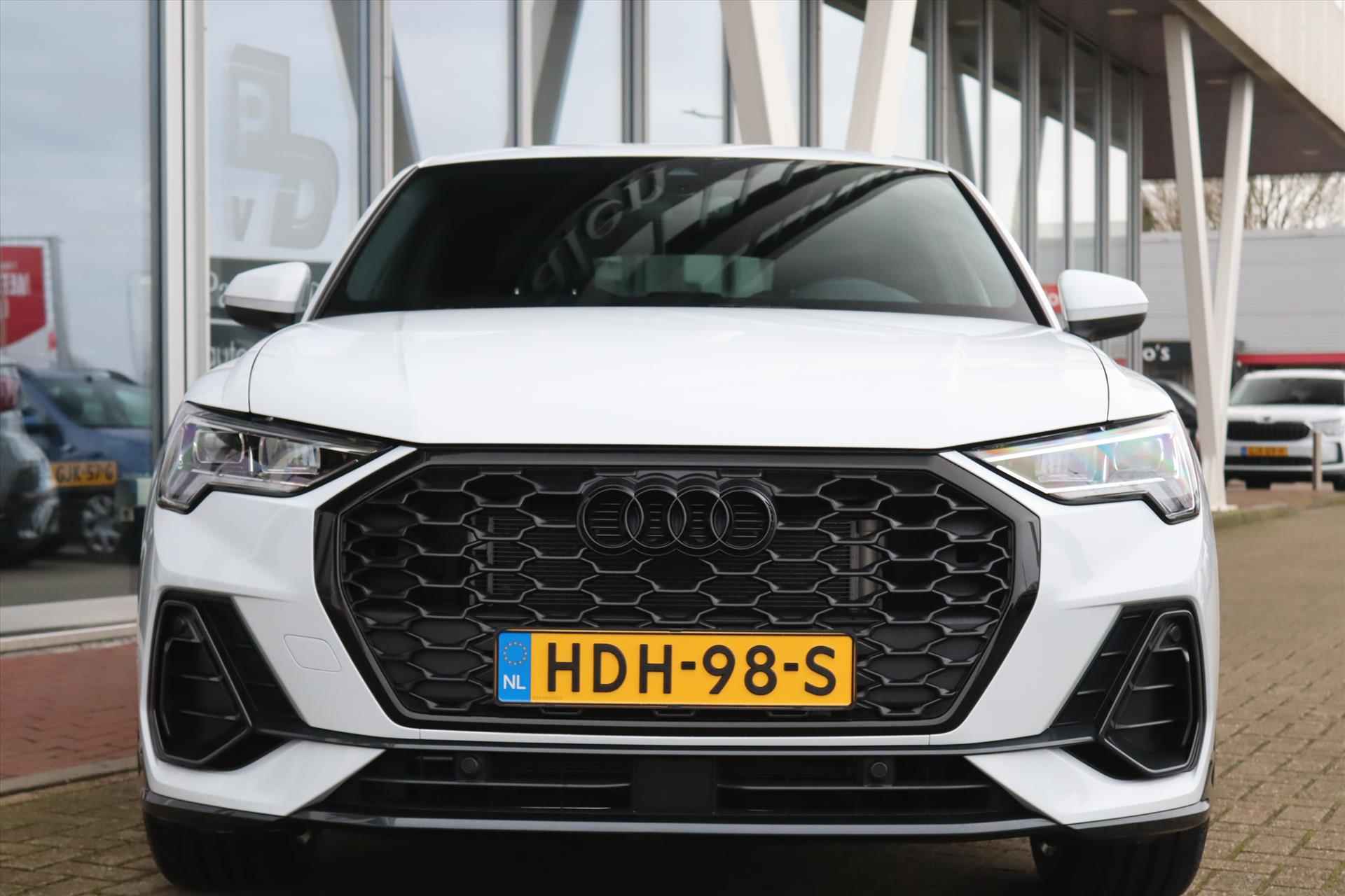 Audi Q3 Sportback 45TFSIe 245PK PHEV AUTOMAAT BLACK E.D. Navi Carplay | Adapt.Cruise | Virtual Cockpit | Keyless | Verlaagd | Electr.Klep | 20 Inch Lm | - 44/65