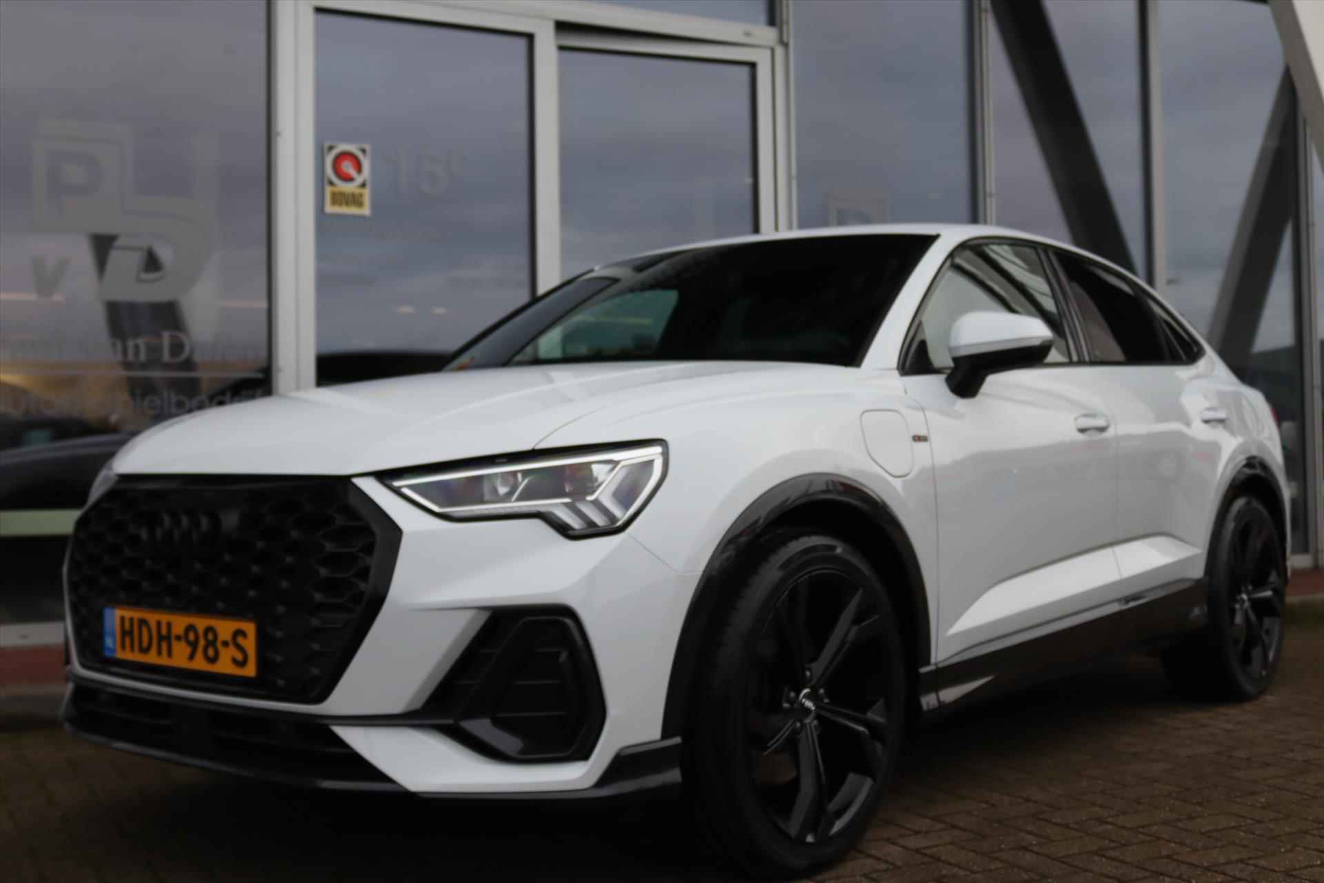 Audi Q3 Sportback 45TFSIe 245PK PHEV AUTOMAAT BLACK E.D. Navi Carplay | Adapt.Cruise | Virtual Cockpit | Keyless | Verlaagd | Electr.Klep | 20 Inch Lm | - 45/65