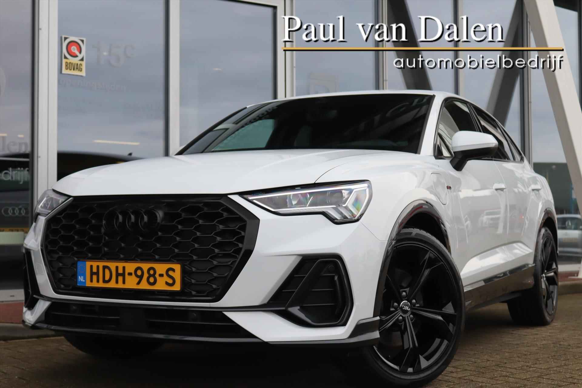 Audi Q3 Sportback 45TFSIe 245PK PHEV AUTOMAAT BLACK E.D. Navi Carplay | Adapt.Cruise | Virtual Cockpit | Keyless | Verlaagd | Electr.Klep | 20 Inch Lm | - 55/65