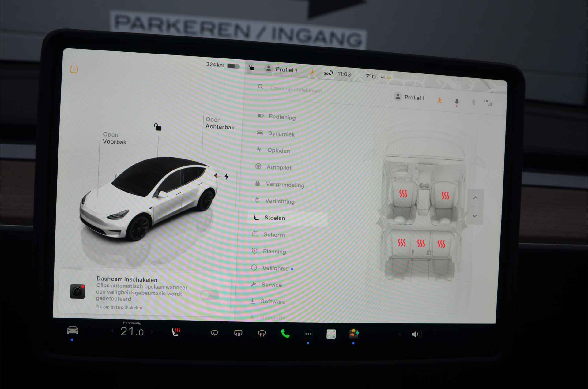 Tesla Model Y Long Range AWD 75 kWh Trekhaak, 20", AutoPilot - 17/34