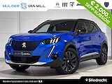 Peugeot e-2008 SUV GT Pack EV 3-FASEN 50kWh 136pk AUTOMAAT | SCHUIF/KANTELDAK | ALCANTARA/LEDER | ADAPTIVE CRUISE | SMART KEYLESS ENTRY | STOELVERW. | 18" LM-VELGEN 'EVISSA' | NAVI | CAMERA |