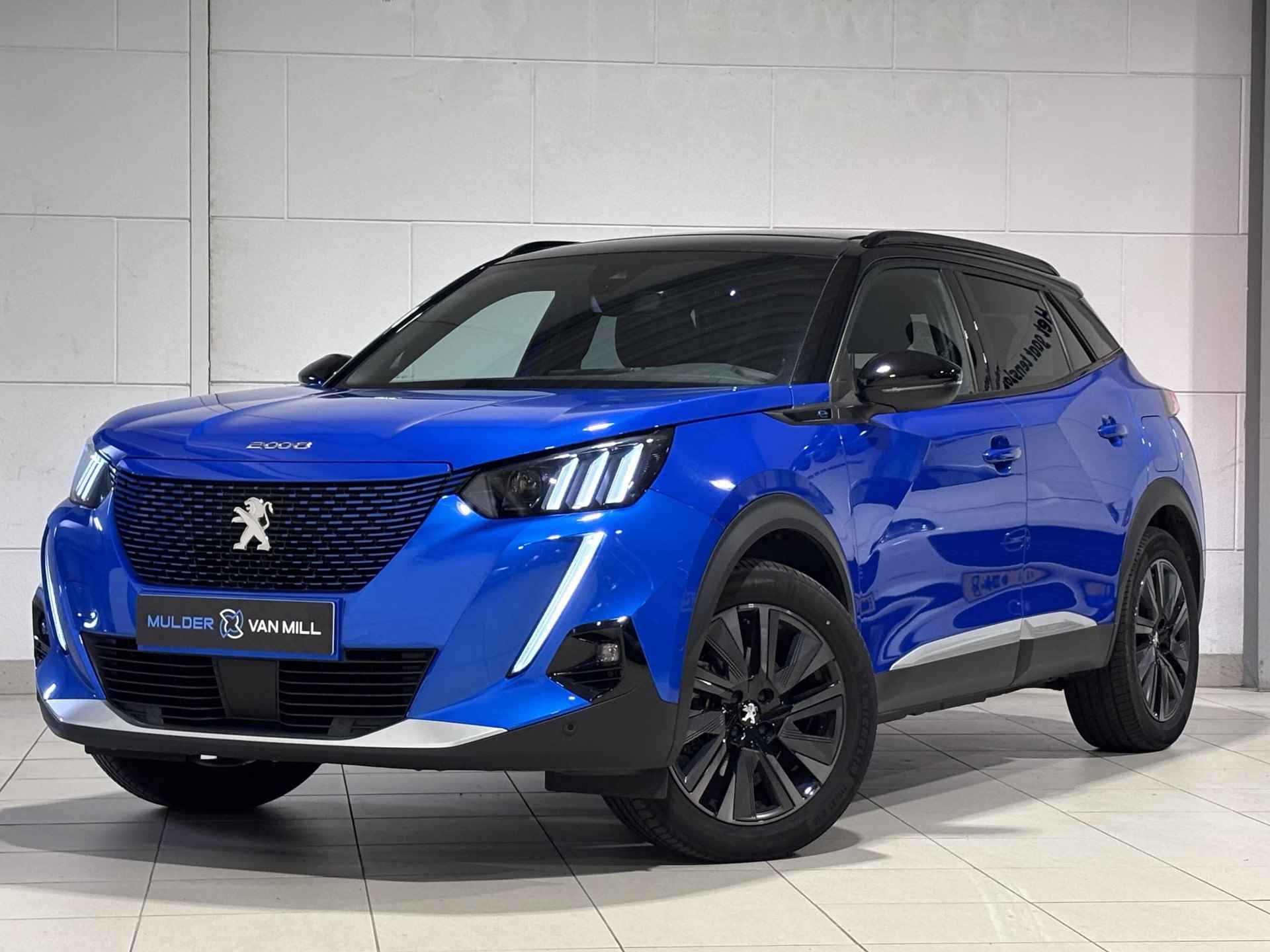 Peugeot e-2008 SUV GT Pack EV 3-FASEN 50kWh 136pk AUTOMAAT | SCHUIF/KANTELDAK | ALCANTARA/LEDER | ADAPTIVE CRUISE | SMART KEYLESS ENTRY | STOELVERW. | 18" LM-VELGEN 'EVISSA' | NAVI | CAMERA | - 3/65