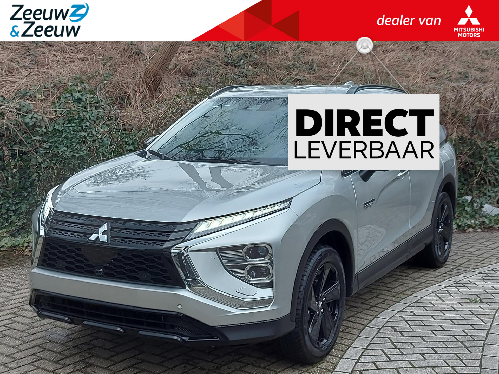 Mitsubishi Eclipse Cross 2.4 PHEV Black Edition | € 8000,- VOORRAAD KORTING | AUTOMAAT | BLINDSPOT | NOODREMSYSTEEM | 4X4 | 360 GRADEN CAMERA | STOEL & STUURVERWARING |