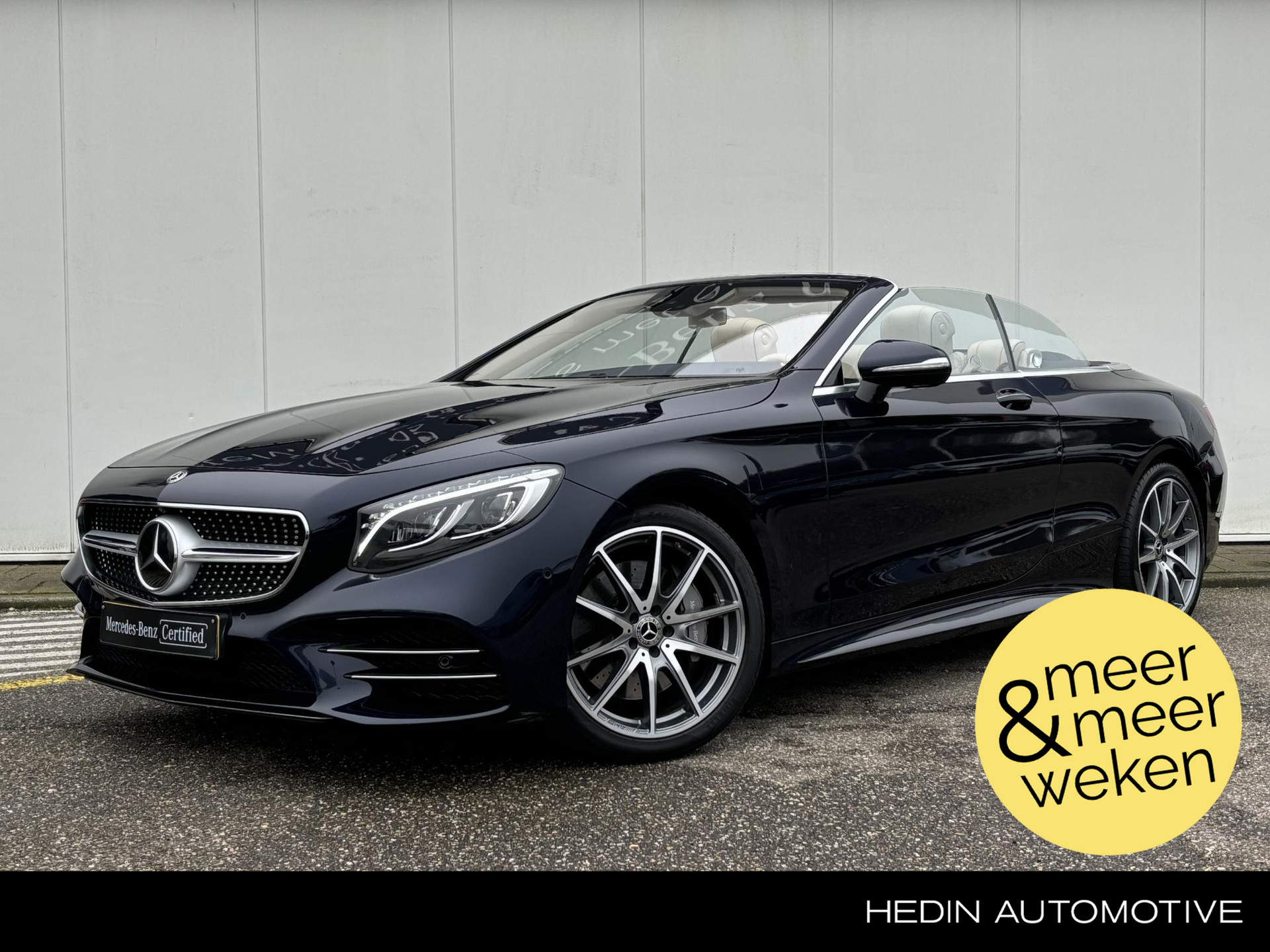 Mercedes-Benz S-klasse Cabrio S 560 Cabiolet Automaat AMG Line | Designo | Exclusiefpakket | Distronic+ | Head-up | Burmester Audio | Sfeerverlichting | Memory | 360° Camera