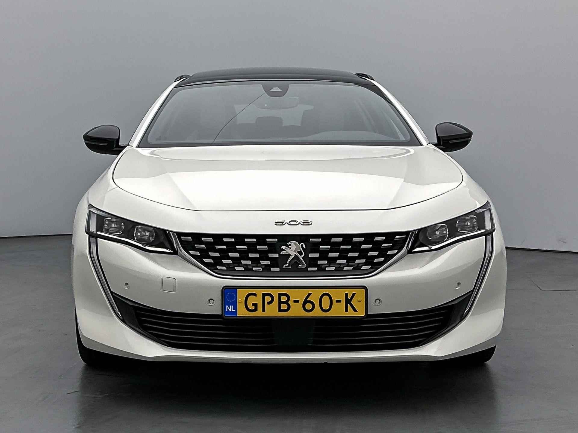 Peugeot 508 SW Blue Lease GT 225 pk Automaat | Navigatie | Elektrisch Panoramadak | Achteruitrijcamera | Verwarmde Comfortstoelen | Alcantara Bekleding | Premium Audio | Elektrische Achterklep met Sensor | Keyless Entry/Start | Dodehoek Detectie | Trekhaak | 18" Lichtmetalen Velgen | Apple Carplay/Android Auto | - 4/38