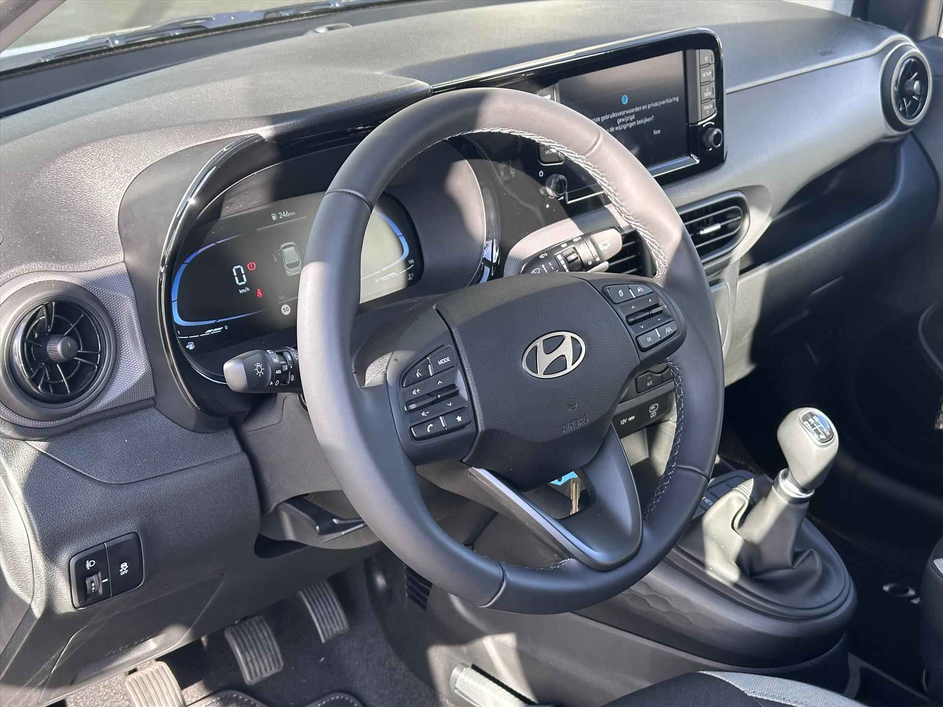 HYUNDAI I10 1.0i 67pk Comfort Smart | Navigatie | Apple Carplay | Parkeer Camera | Cruise control | Bluetooth - 12/35
