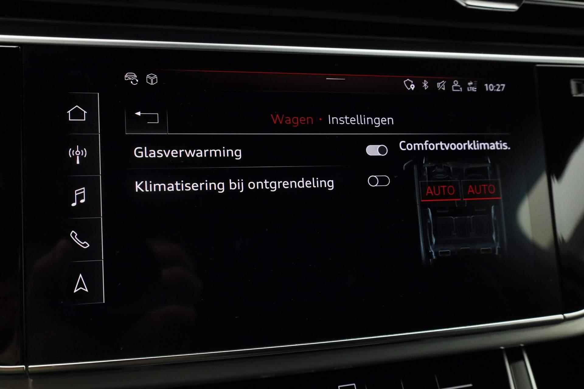 Audi Q7 60 TFSI e 456PK tiptronic quattro Competition / S-Line | Pano | Leder | Geheugenstoel | SQ7 diffuser | Stoelverwarming | Camera | Navi | Matrix LED | Luchtvering | Afgevlakt sportstuur | Keyless - 36/53