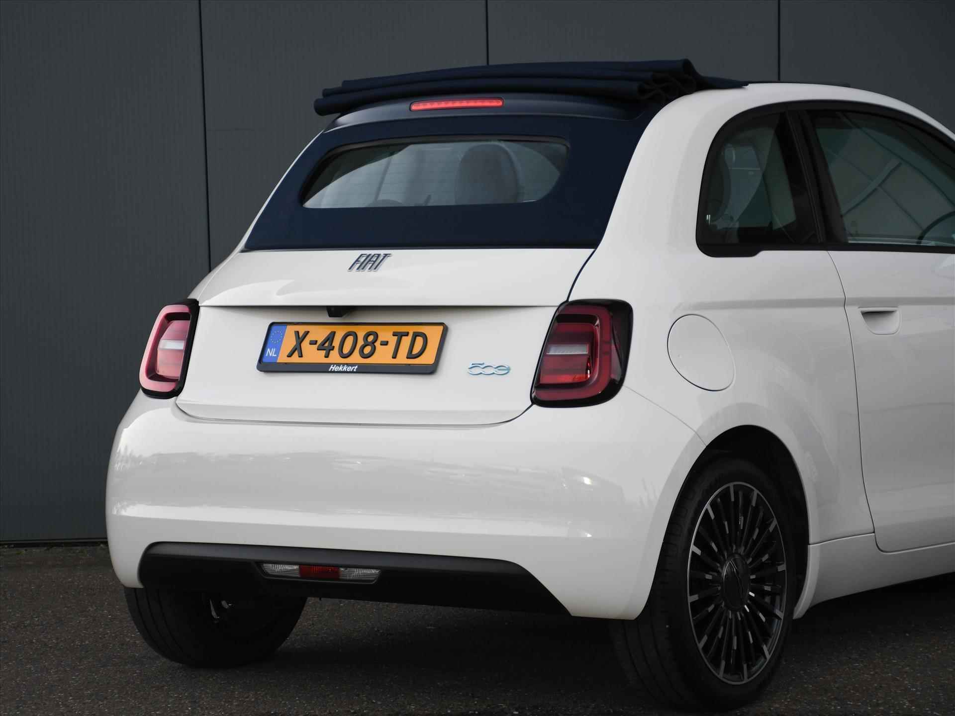 Fiat 500C Cabrio Icon 42kWh 118pk Automaat STOELVERWARMING | NAVI | CRUISE | CLIMA | KEYLESS ENTRY | 17''LM - 5/31