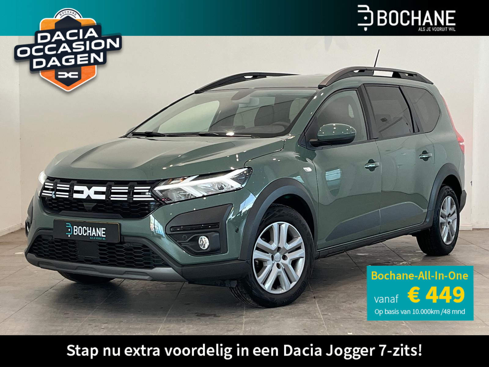 Dacia Jogger 1.0 TCe 110 Expression 7p. AIRCO | CRUISE | CAMERA | NAVI | V+A PDC | ANDROID & APPLE CARPLAY |