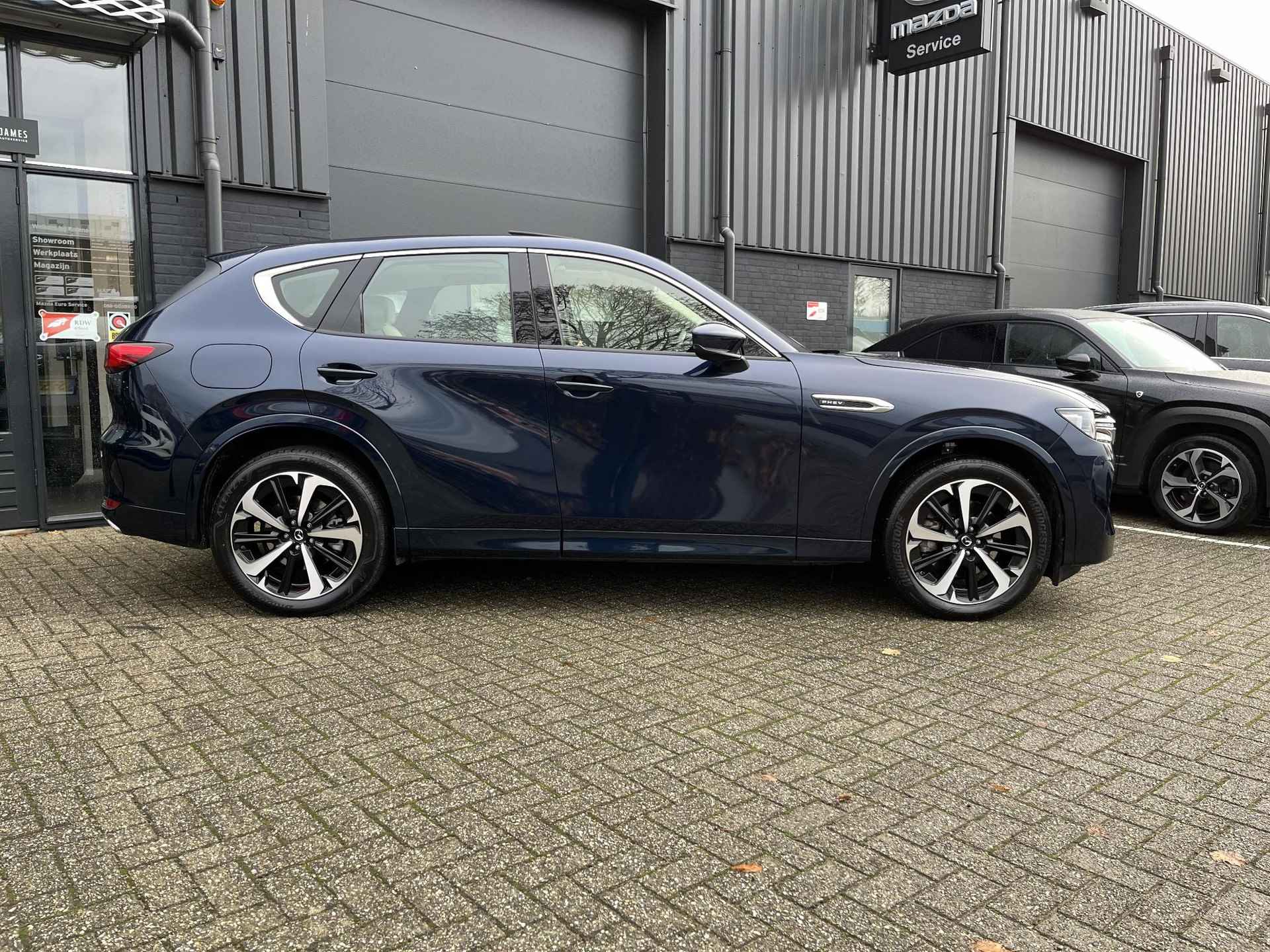 Mazda CX-60 2.5 e-SkyActiv PHEV Takumi /Panorama Pack/Carplay/Pure White Nappa lederen interieur/Eerste eigenaar/ - 8/26