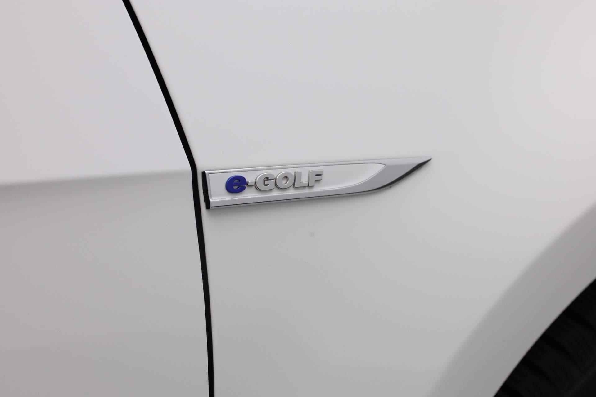 Volkswagen e-Golf 115PK CUP Edition | Navi | LED | Parkeersensoren voor/achter | Cruise | Clima | 16 inch | Apple Carplay / Android Auto - 14/41