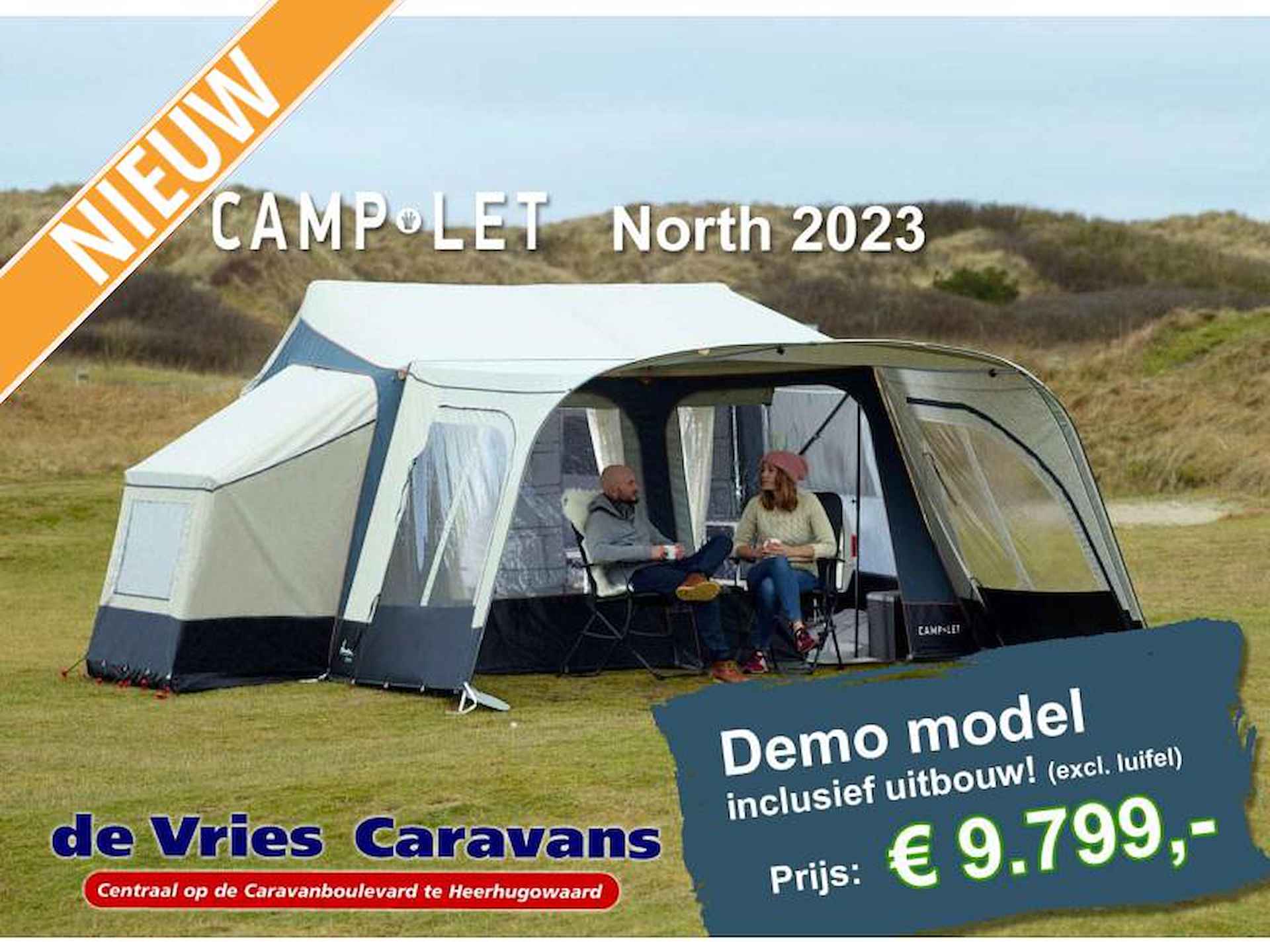 Camp-let North 2023 Demo-model, incl.uitbouw! - 1/18