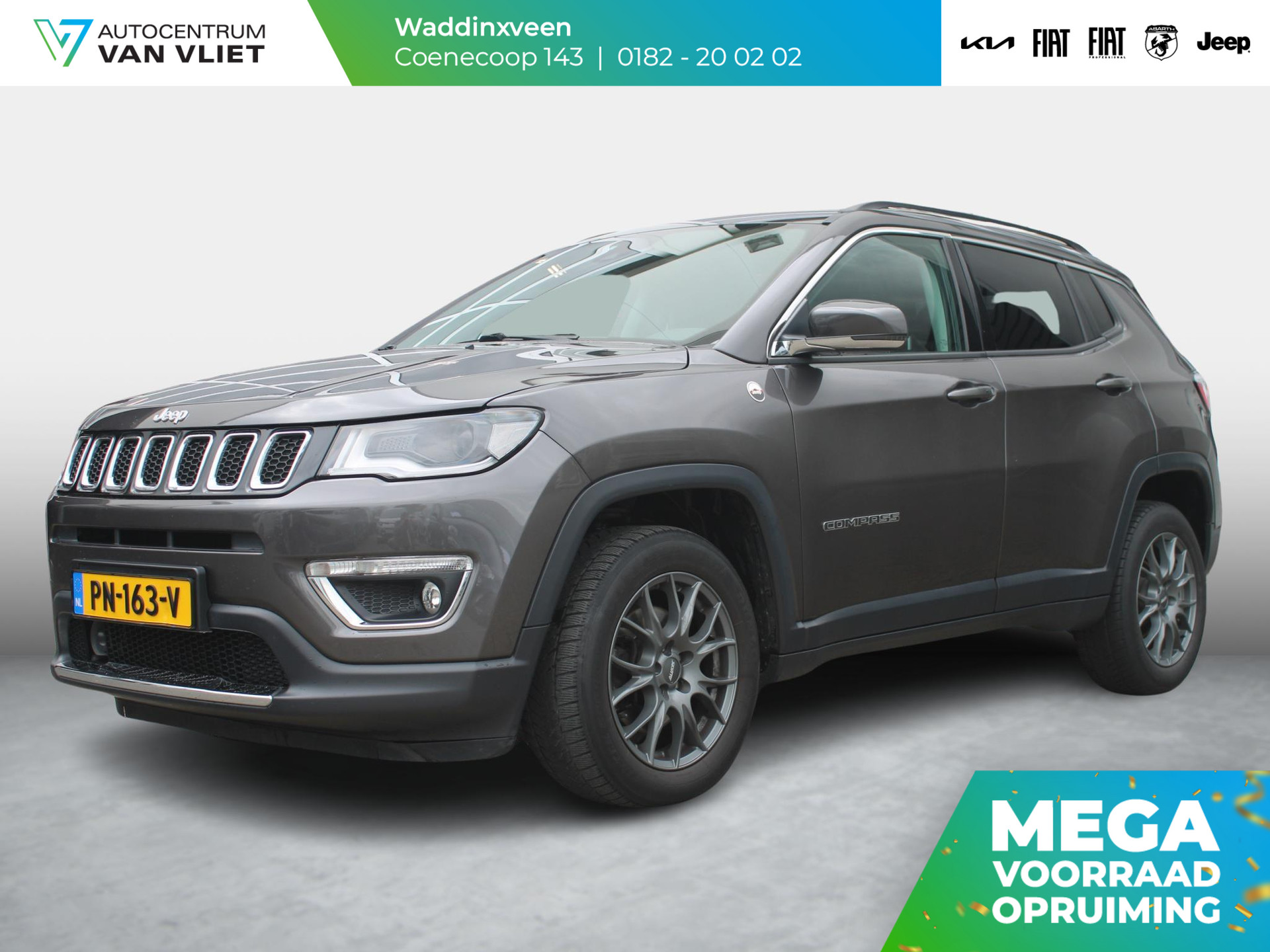 Jeep Compass 1.4 MultiAir Opening Edition 4x4 | Clima | Cruise | Camera | Automaat | Beats Audio | Navi