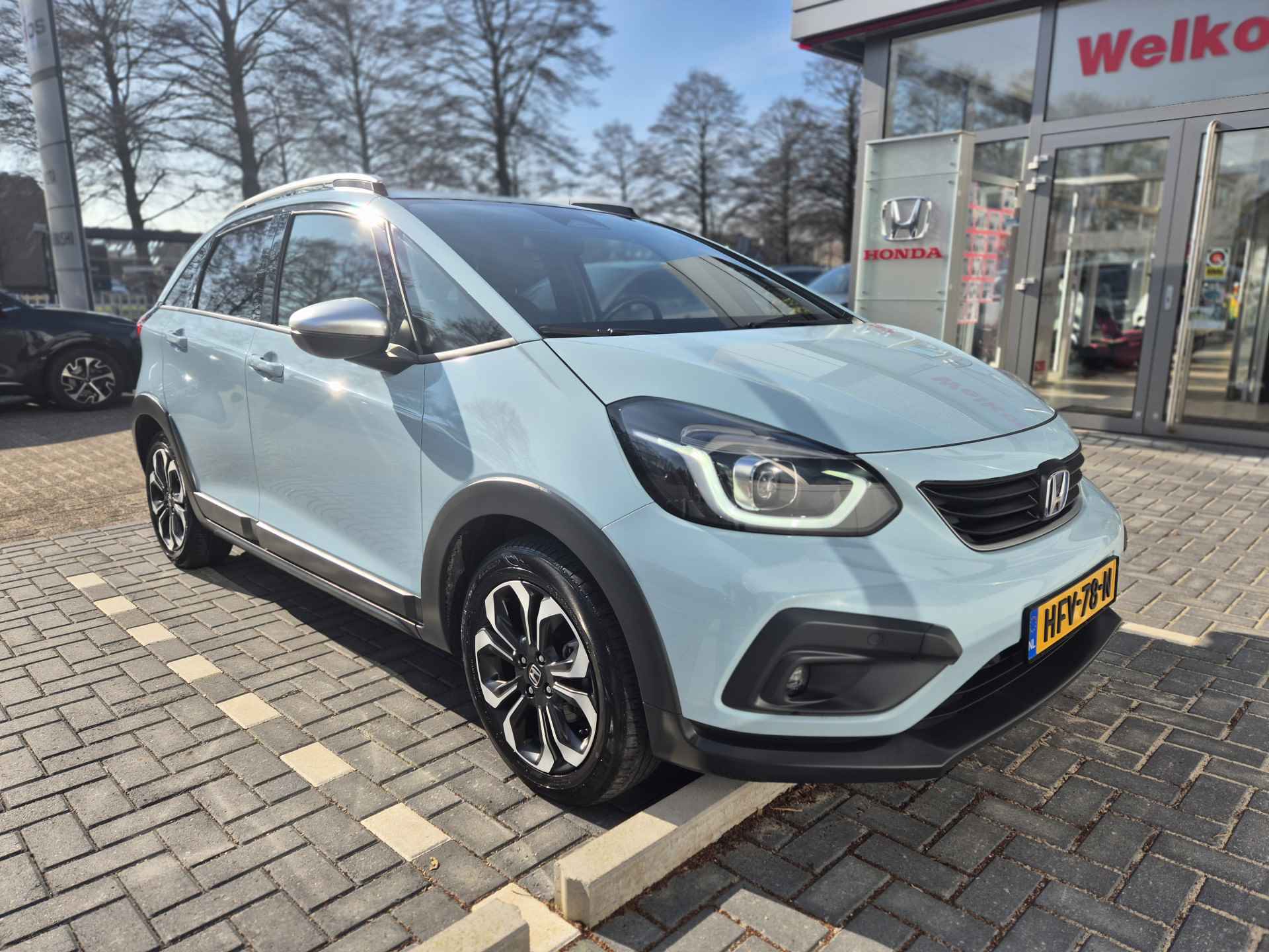 Honda Jazz 1.5 e:HEV Crosstar Navigatie, Parkeersensoren V+A, Apple/Android , All-in Rijklaarprijs - 22/24