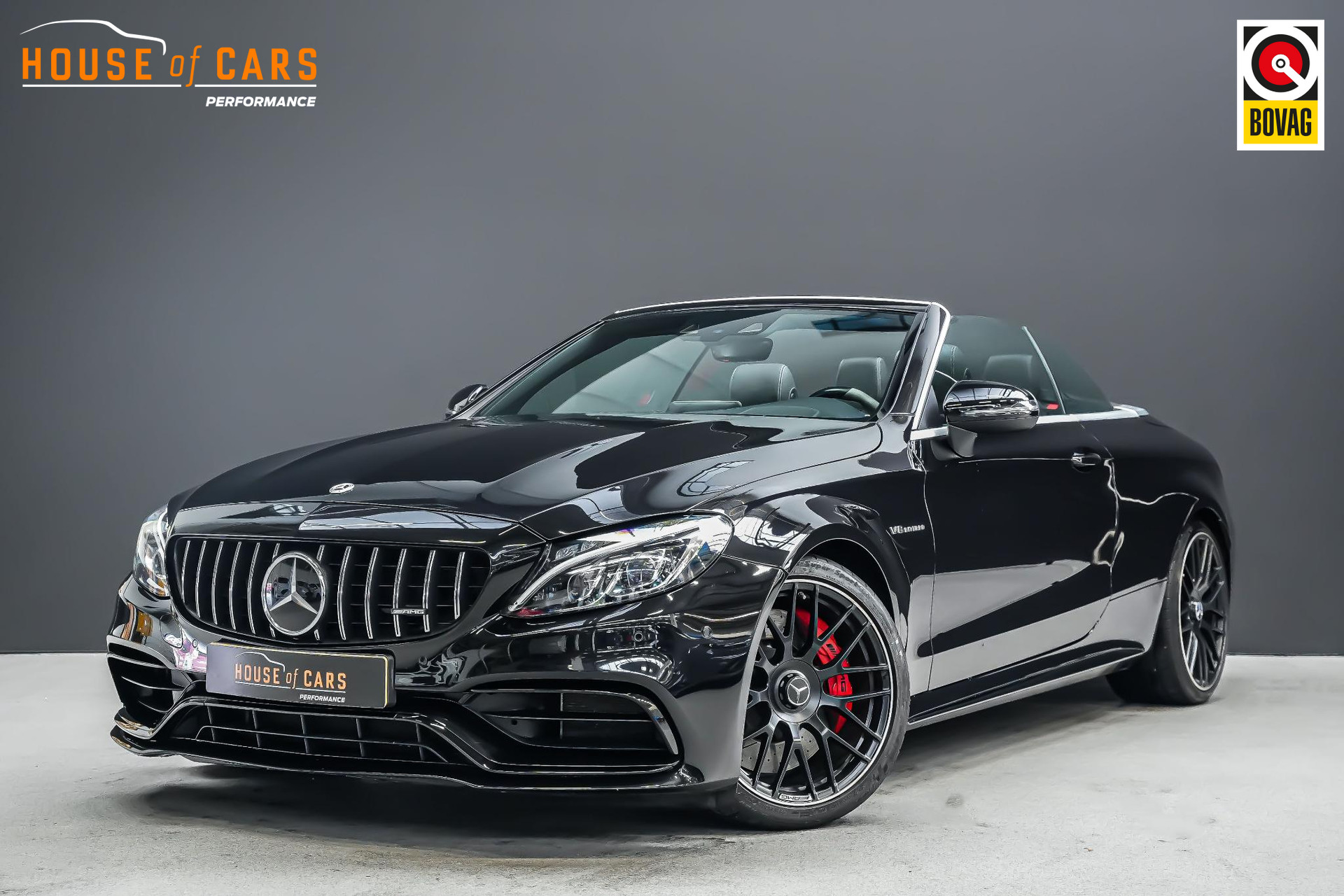 Mercedes-Benz C-klasse Cabrio C63S 510 pk AMG |de-cat|AIR SCARF|Burmester|head-up|IWC klok|Apple carplay|elk. stoelen + memory|sport uitlaat|blind spot|parkeercamera|19"|