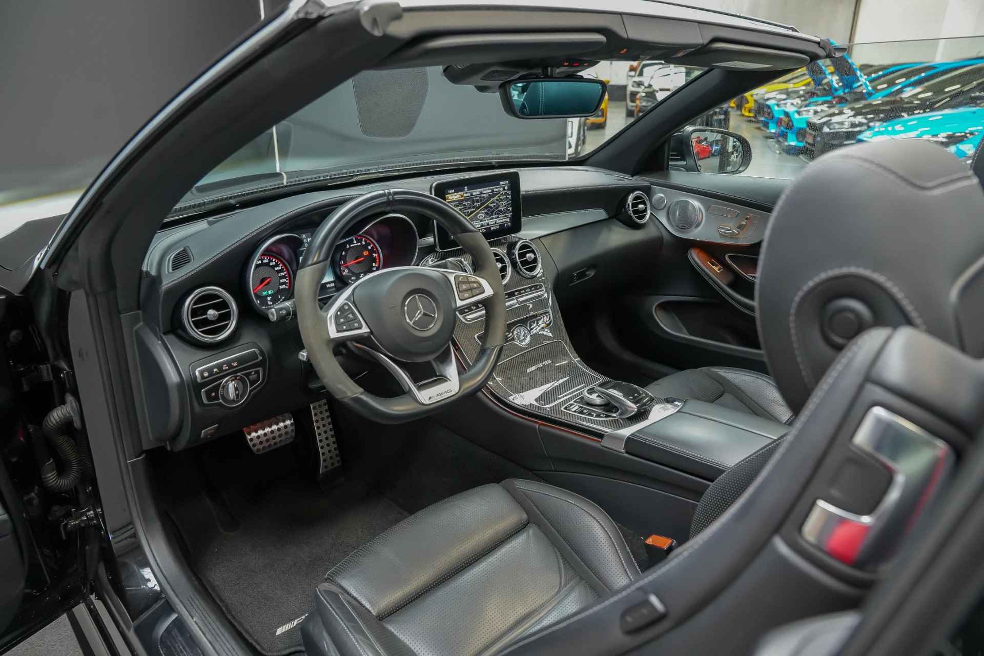 Mercedes-Benz C-klasse Cabrio C63S 510 pk AMG |de-cat|AIR SCARF|Burmester|head-up|IWC klok|Apple carplay|elk. stoelen + memory|sport uitlaat|blind spot|parkeercamera|19"| - 7/43