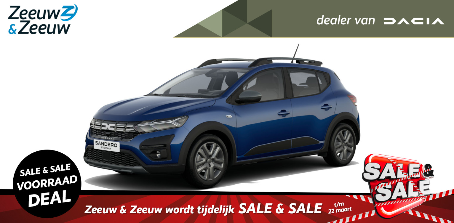 Dacia Sandero Stepway (ANWB Private Lease Actie v.a. €349,-) TCe 110 Expression | Wij maken graag een Private Lease offerte op maat voor u!