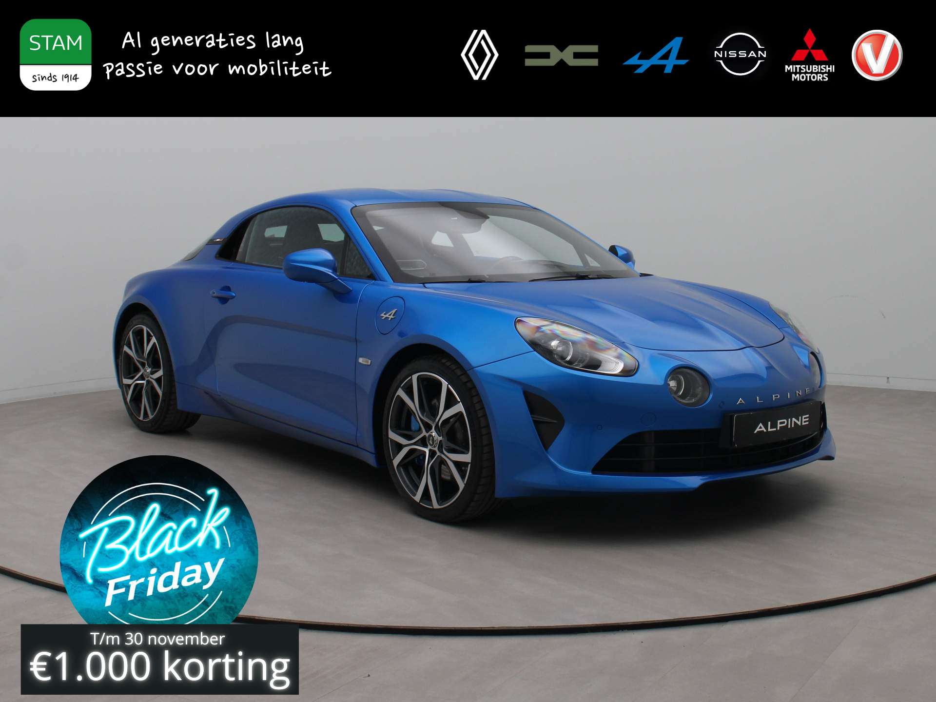 ALPINE A110 Légende 252pk Turbo Alpine Telemetrics | High perf. remsysteem | 18" Serac velgen