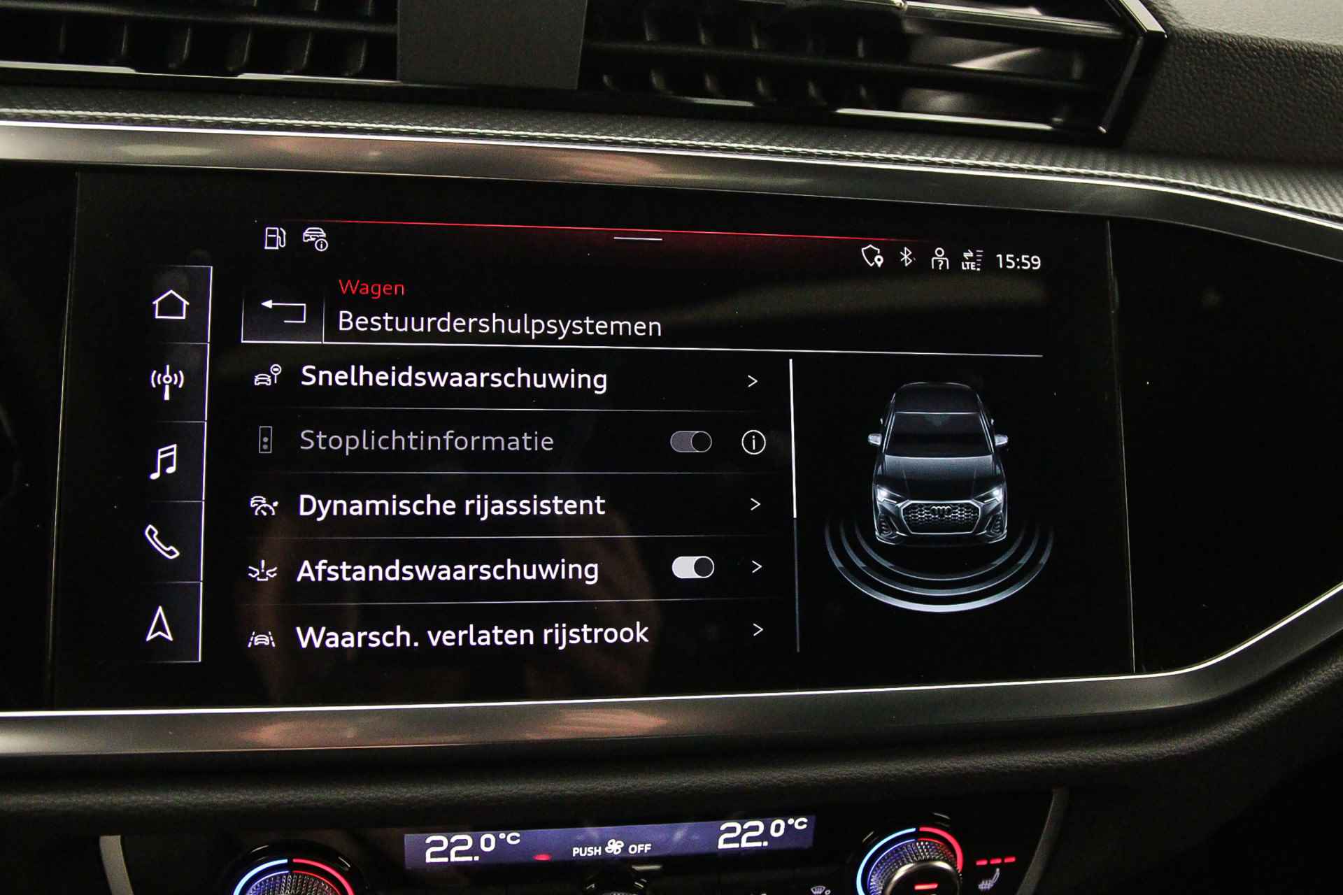 Audi Q3 Sportback S Edition 45 TFSI 245pk | Panodak | Adapt. Cruise | 20 inch | Audi Sound | Achteruitrijcamera | Dodehoek | Grootlichtassist | S-Line | - 36/56