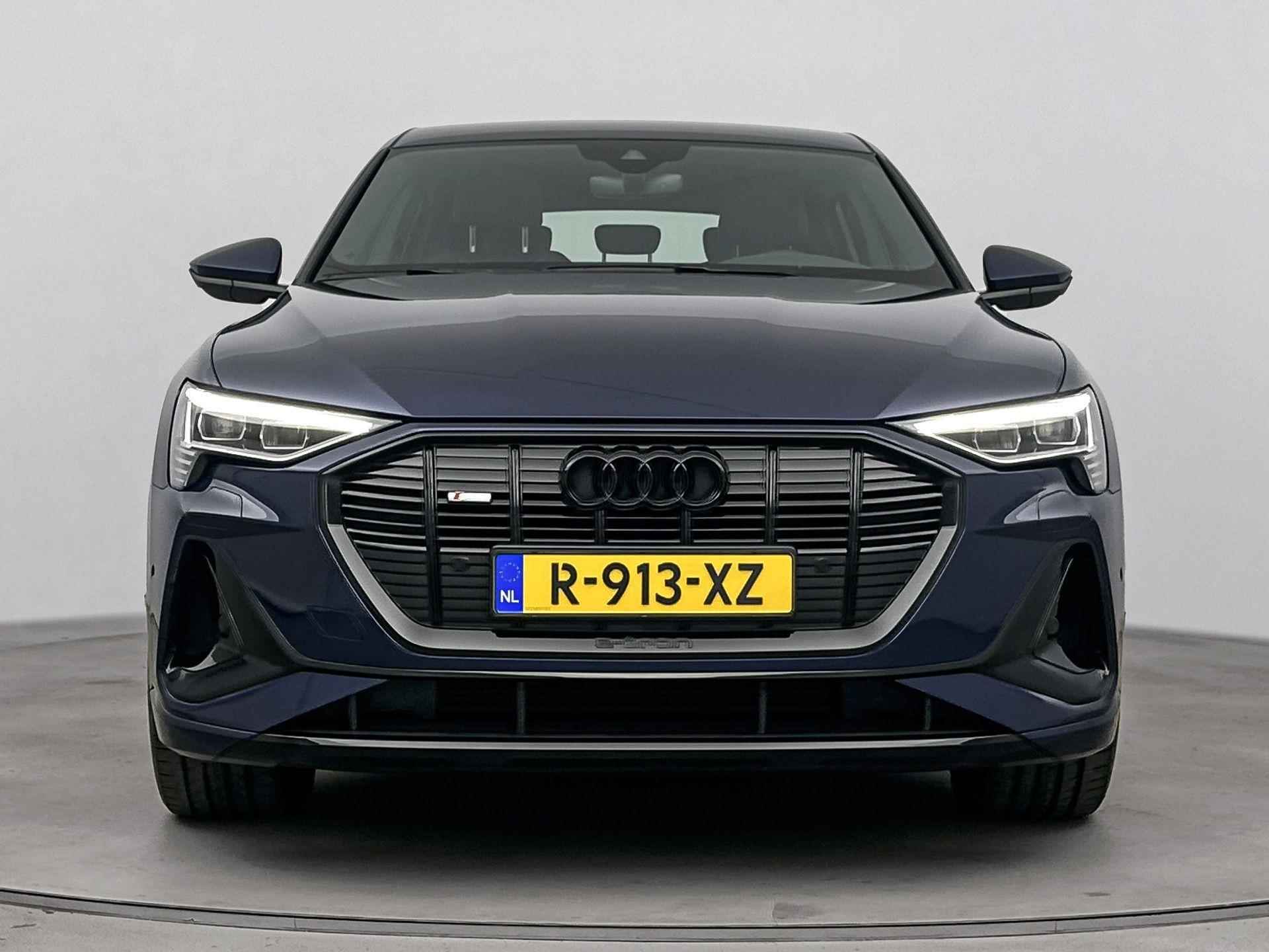 Audi e-tron Sportback 55 quattro S edition 95 kWh | Luchtvering | Optiek zwart | Achteruitrijcamera | Stoelverwarming | Navigatie | Adaptieve cruise control | - 5/24