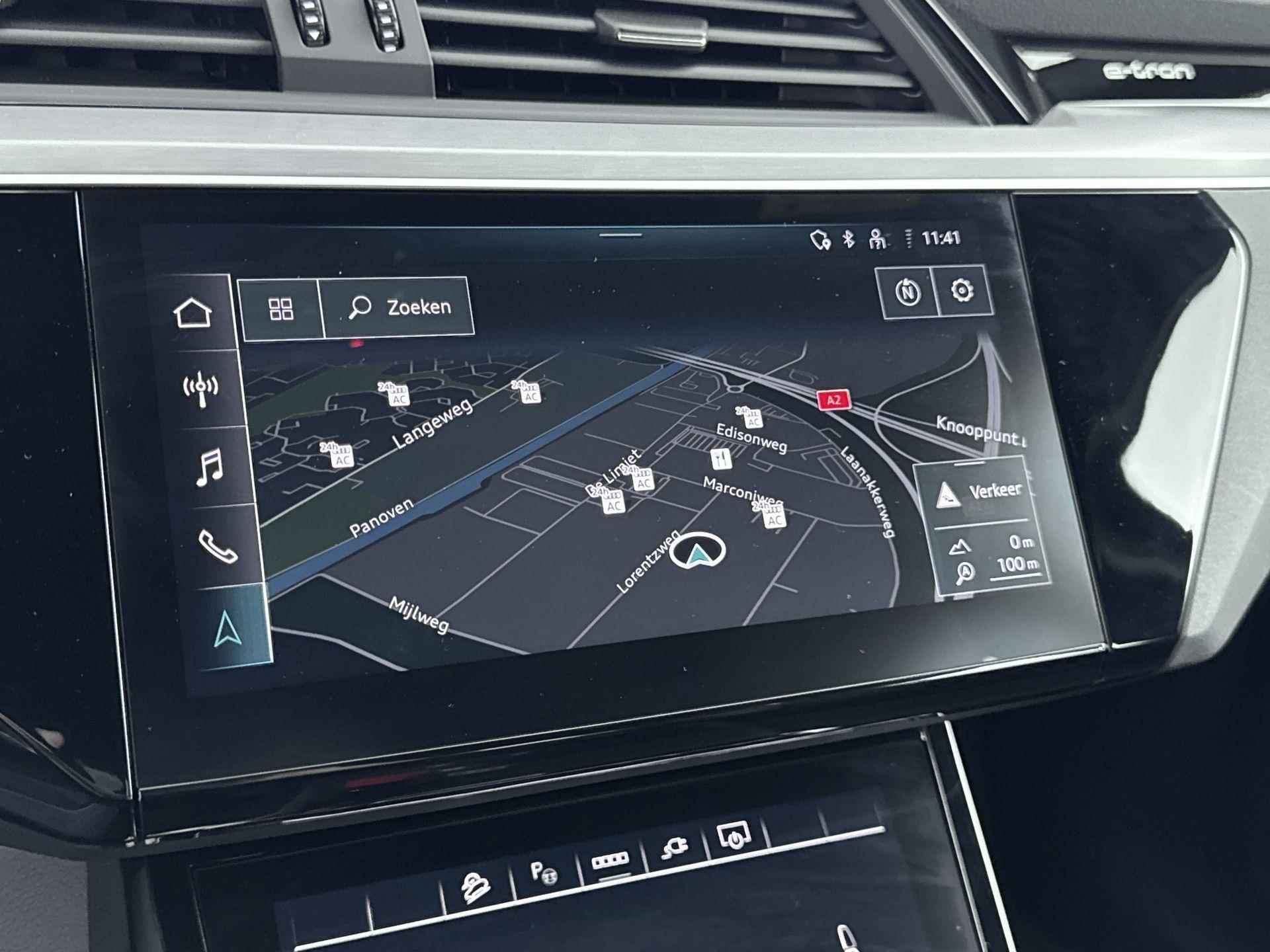 Audi e-tron Sportback 55 quattro S edition 95 kWh | Luchtvering | Optiek zwart | Achteruitrijcamera | Stoelverwarming | Navigatie | Adaptieve cruise control | - 21/24