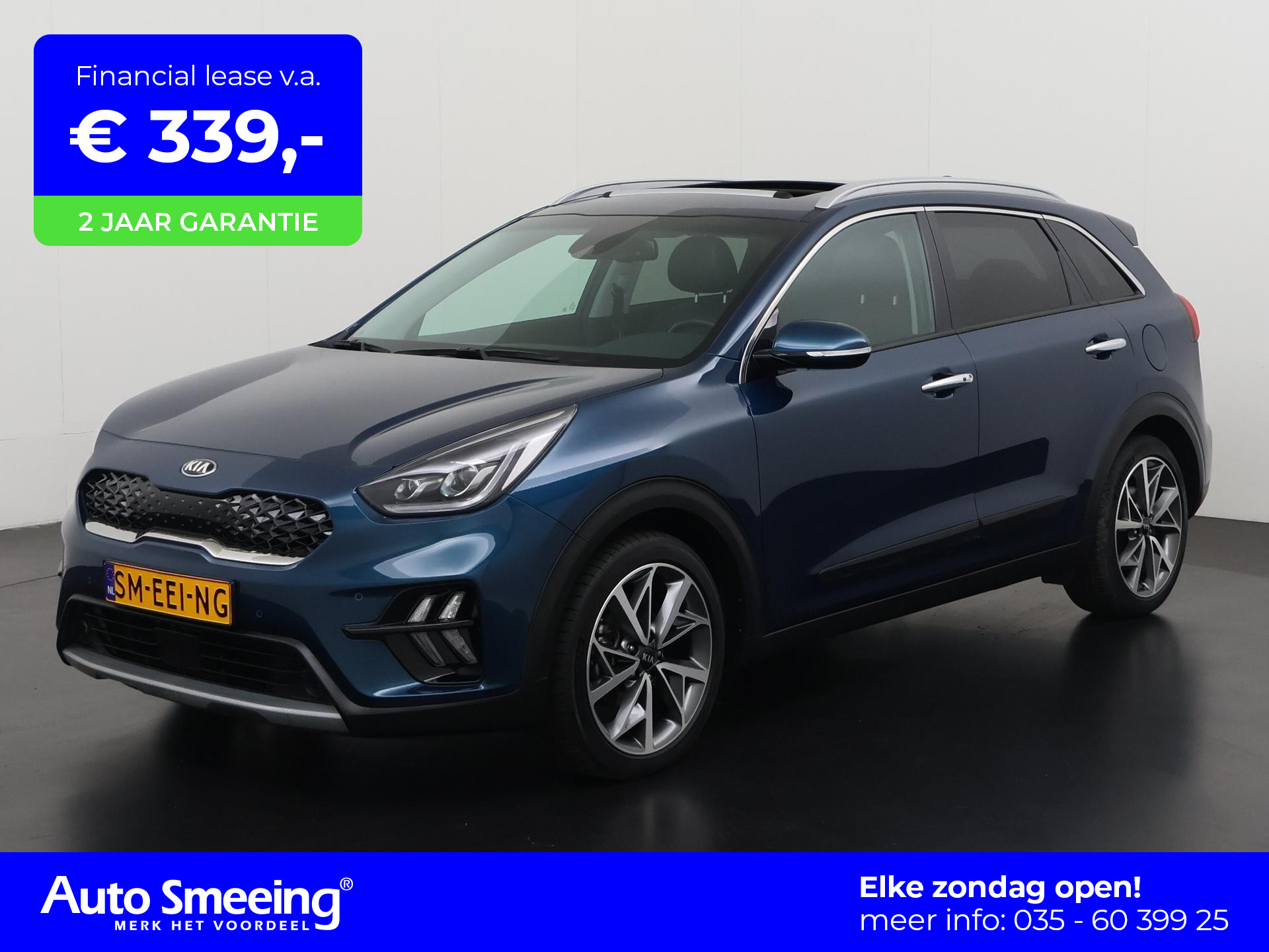 Kia Niro 1.6 GDi Hybrid ExecutiveLine | Schuifdak | Leder | Zondag Open!