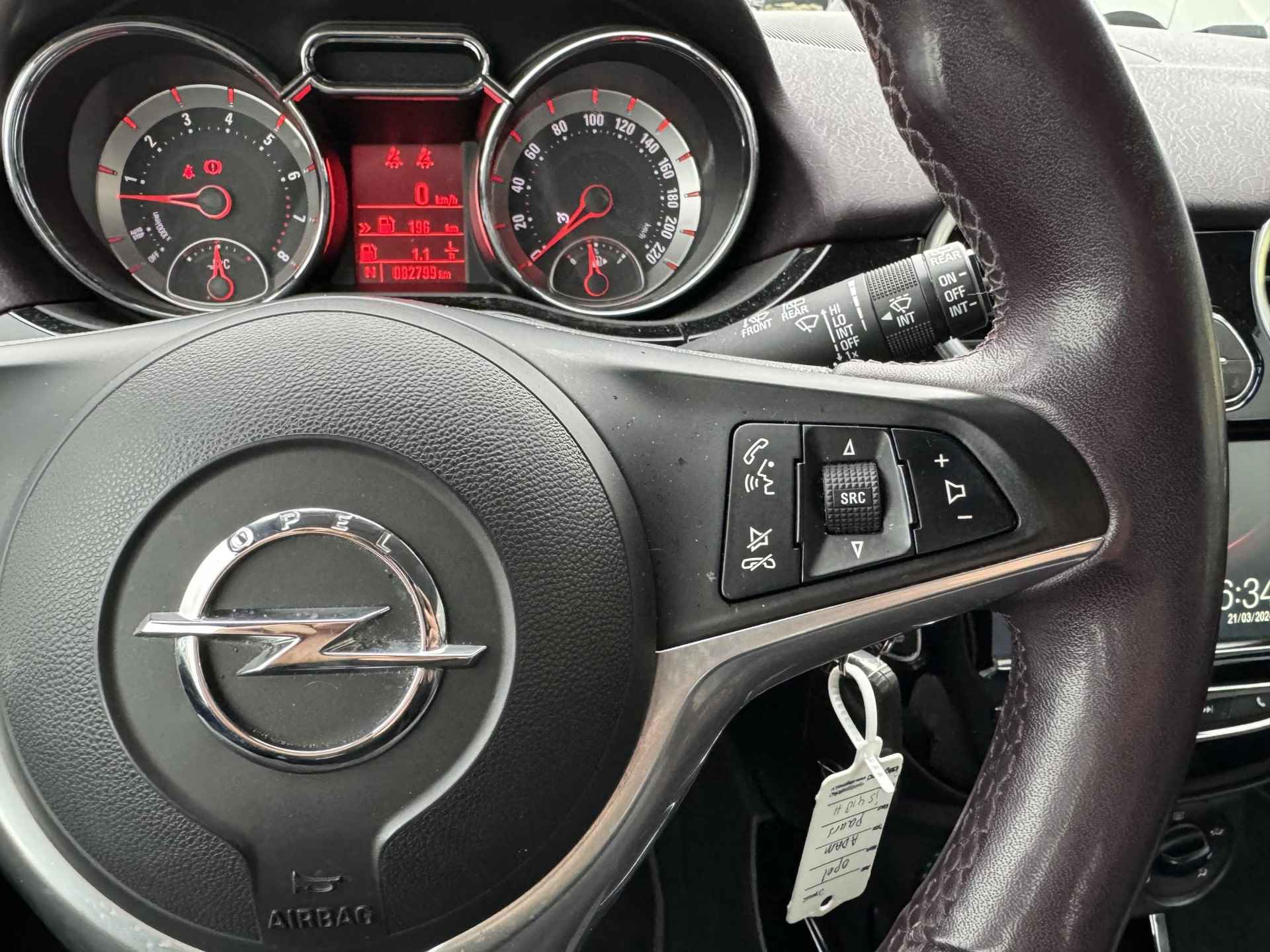 Opel ADAM 1.4 16v Unlimited Automaat RIJKLAAR incl. Service en garantie | Prachtige auto! | Leer | Stoelverwarming |  CarPlay | DAB+ | LMV | 1e eigenaar! - 17/50