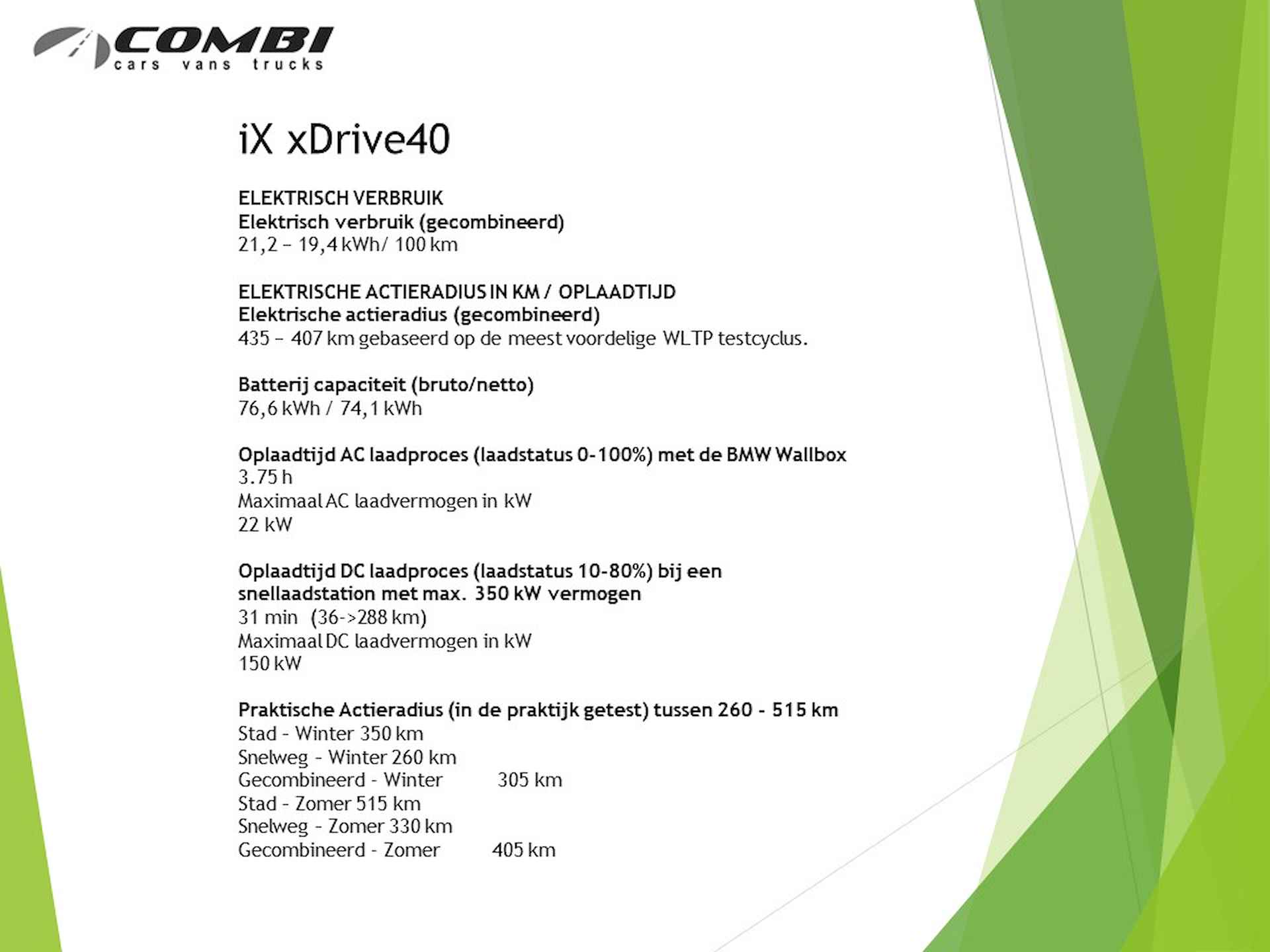BMW iX xDrive40 77 kWh > 22 kW Boordlader!/Sportpakket/laser LED/360ºcamera/22inch/Aerodynamica - 11/70