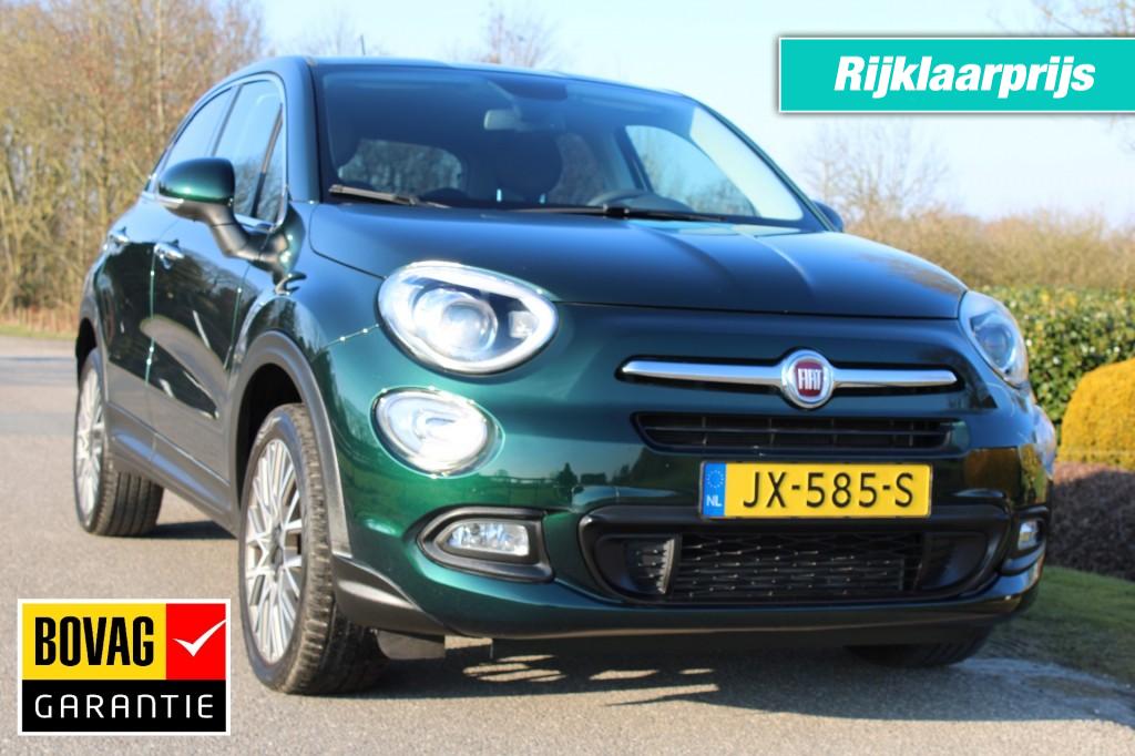 FIAT 500x 1.4T 140pk Multi-air Lounge  leer/ECC/cruise/navi/43.179km!