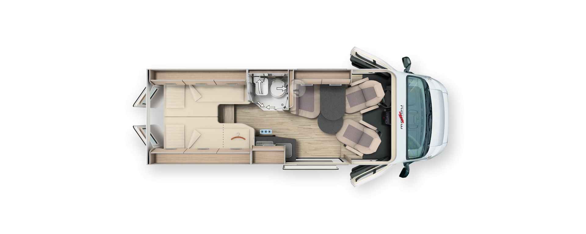 Malibu Compact 600 LE AUTOMAAT ENKELE BEDDEN NIEUW - 4/14