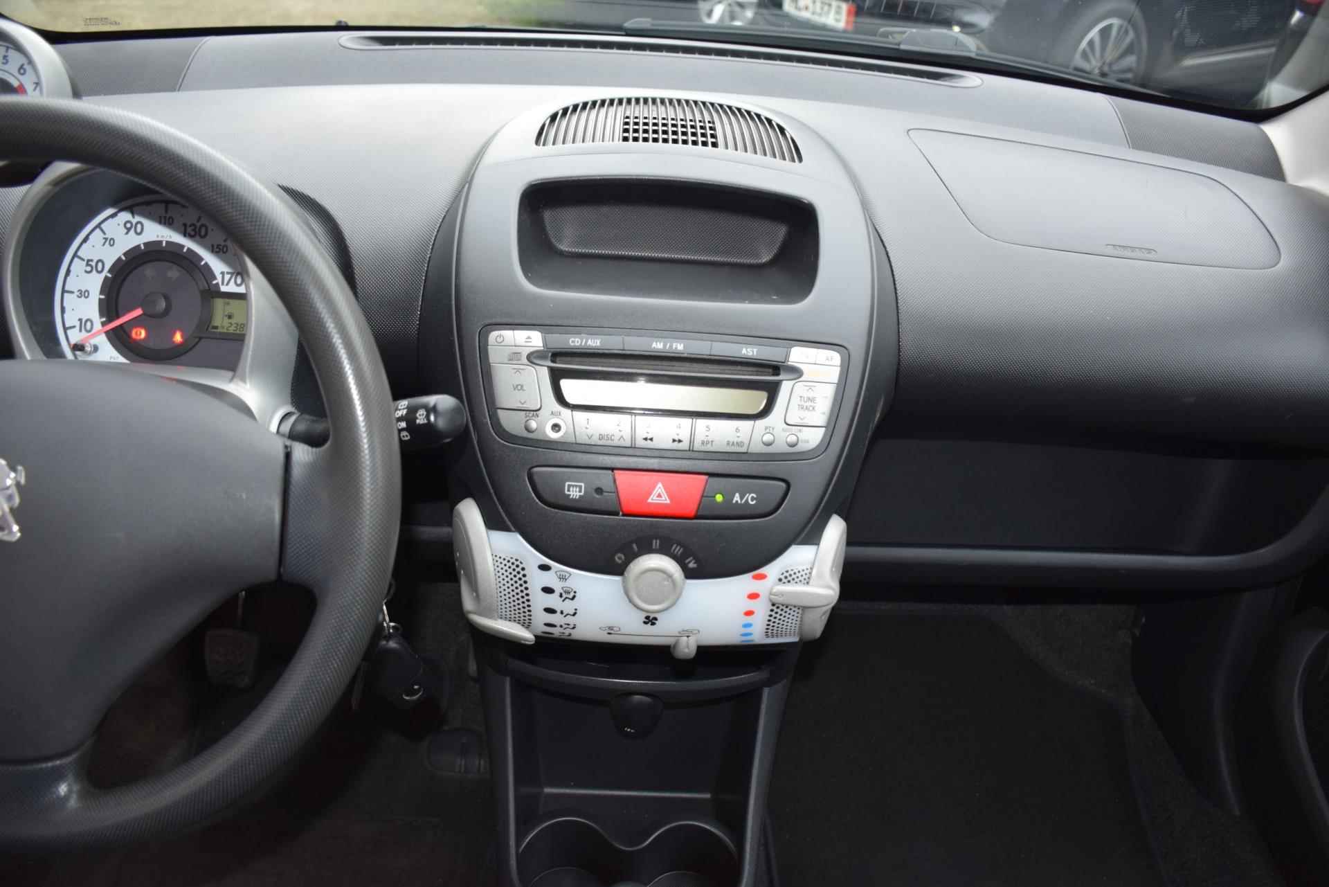 Peugeot 107 1.0 Active, Electrische ramen, Radio-CD, Airco, Led, Aux-usb - 24/45