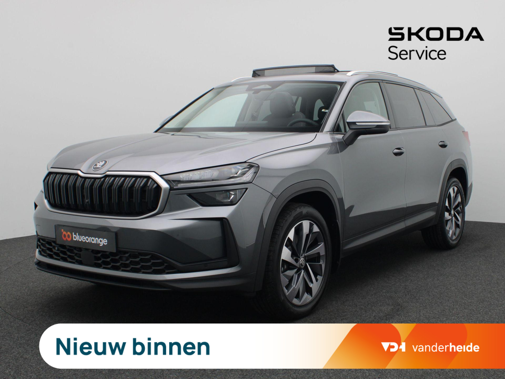 Skoda Kodiaq 1.5 TSI MHEV Business Edition 7p. 150PK DSG Panoramadak, elektrische achterklep, Keyless, LED-matrix, alarm, achteruitrijcamera, trekhaak, 19" lichtmetalen velgen