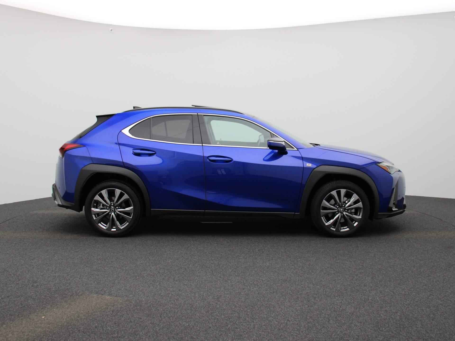 Lexus UX 250h F Sport Design | SCHUIFDAK | NAVIGATIE | LEDER | STOELVERWARMING | TREKHAAK | ACHTERUITRIJCAMERA | ADAPTIVE CRUISE CONTROL | PARKEERSENSOREN V+A | LED KOPLAMPEN | - 7/41