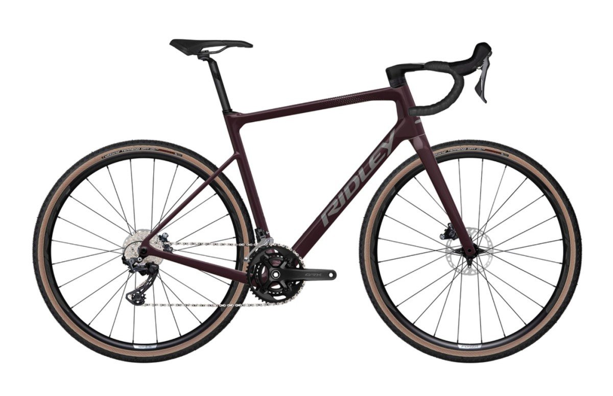 Ridley Grifn Carbon GRX 600 Gravel Heren Bourgogne Red Medium 2025