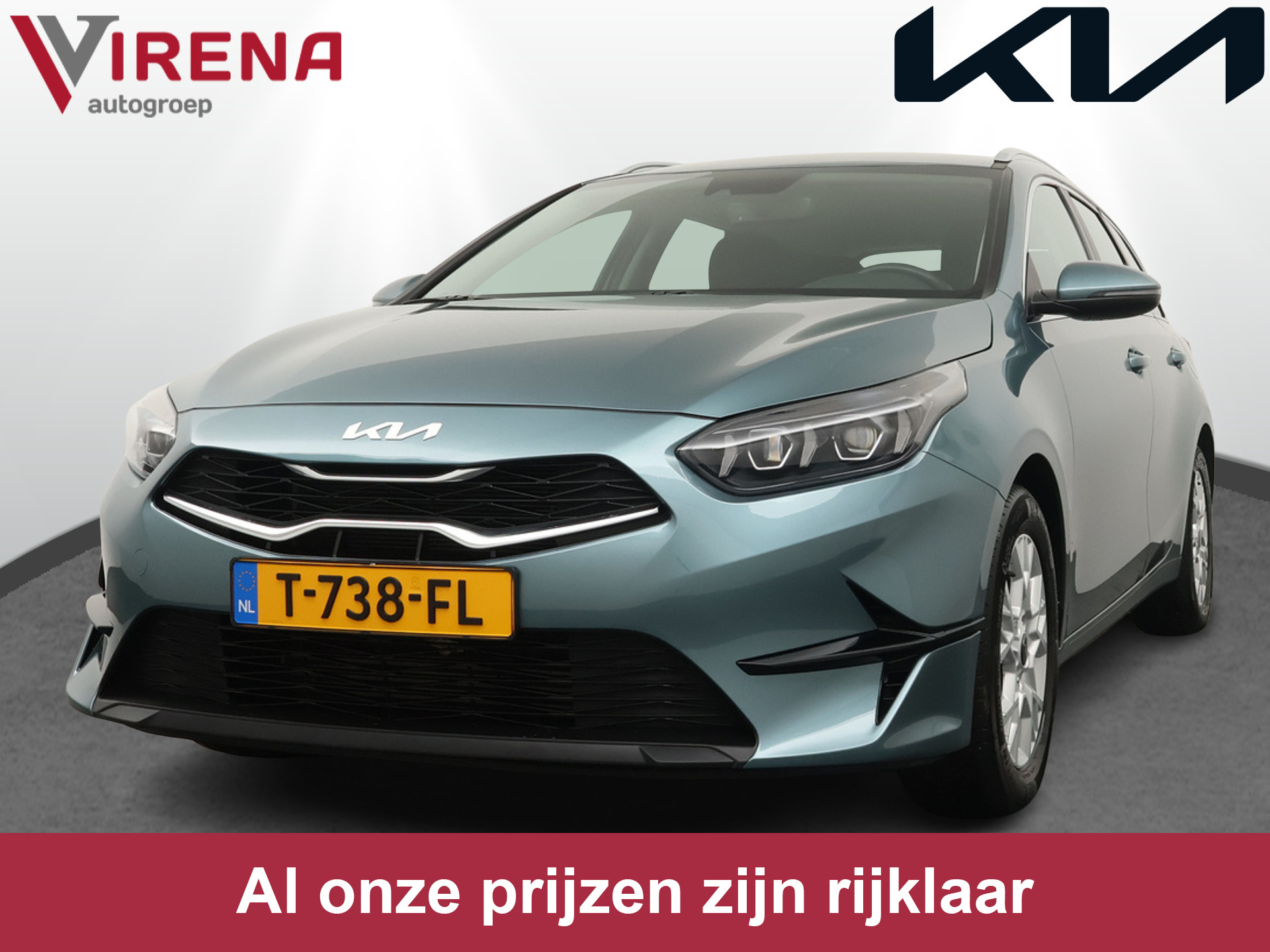 Kia Ceed Sportswagon 1.0 T-GDi DynamicLine - Navigatie - Cruise Control - Climate Control - LED Koplampen - Lichtmetalen Velgen - Fabrieksgarantie Tot 2030