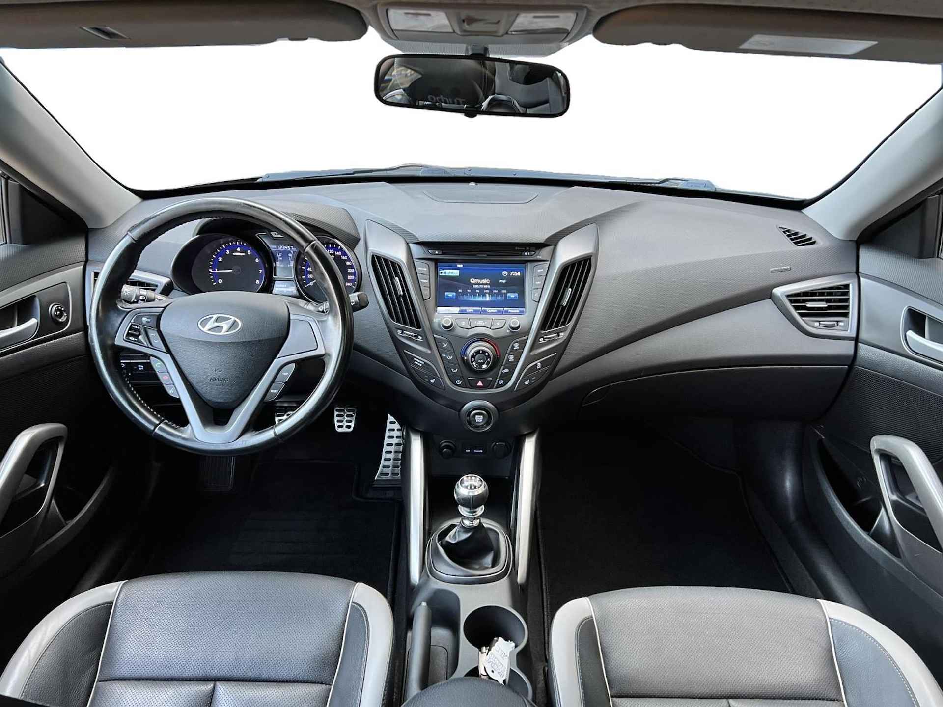 Hyundai Veloster 1.6 T-GDI i-Catcher Leder, Apple Carplay, Parksens, 18"LM, Bluetooth, Xenon, Climate Contr (MET GARANTIE*) - 14/28
