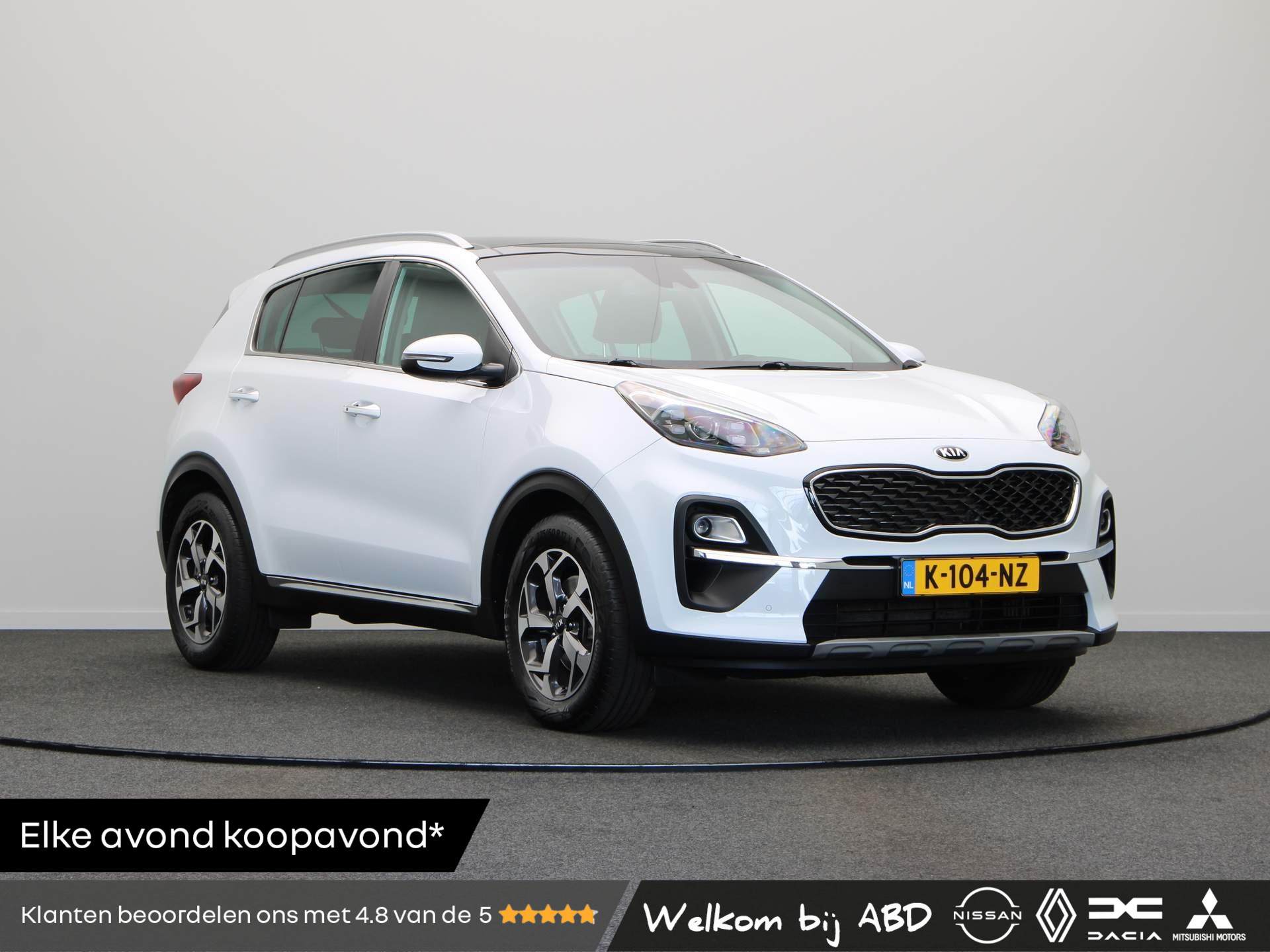 Kia Sportage 1.6 T-GDI GT-Line | Automaat | 1600kg Trekvermogen | Schuif-kantel Panoramadak | Stoelverwarming | Lederen Bekleding |