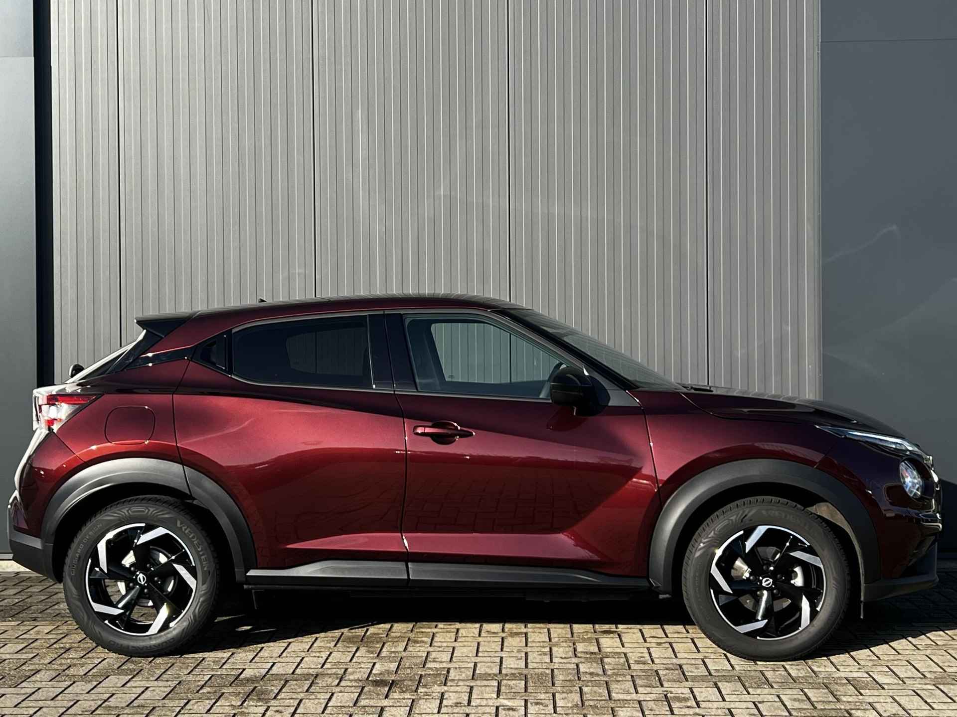 Nissan Juke 1.0 DIG-T 114 Acenta Parkeersensoren | Camera | Navigatie | Carplay | 17 inch velgen - 17/25