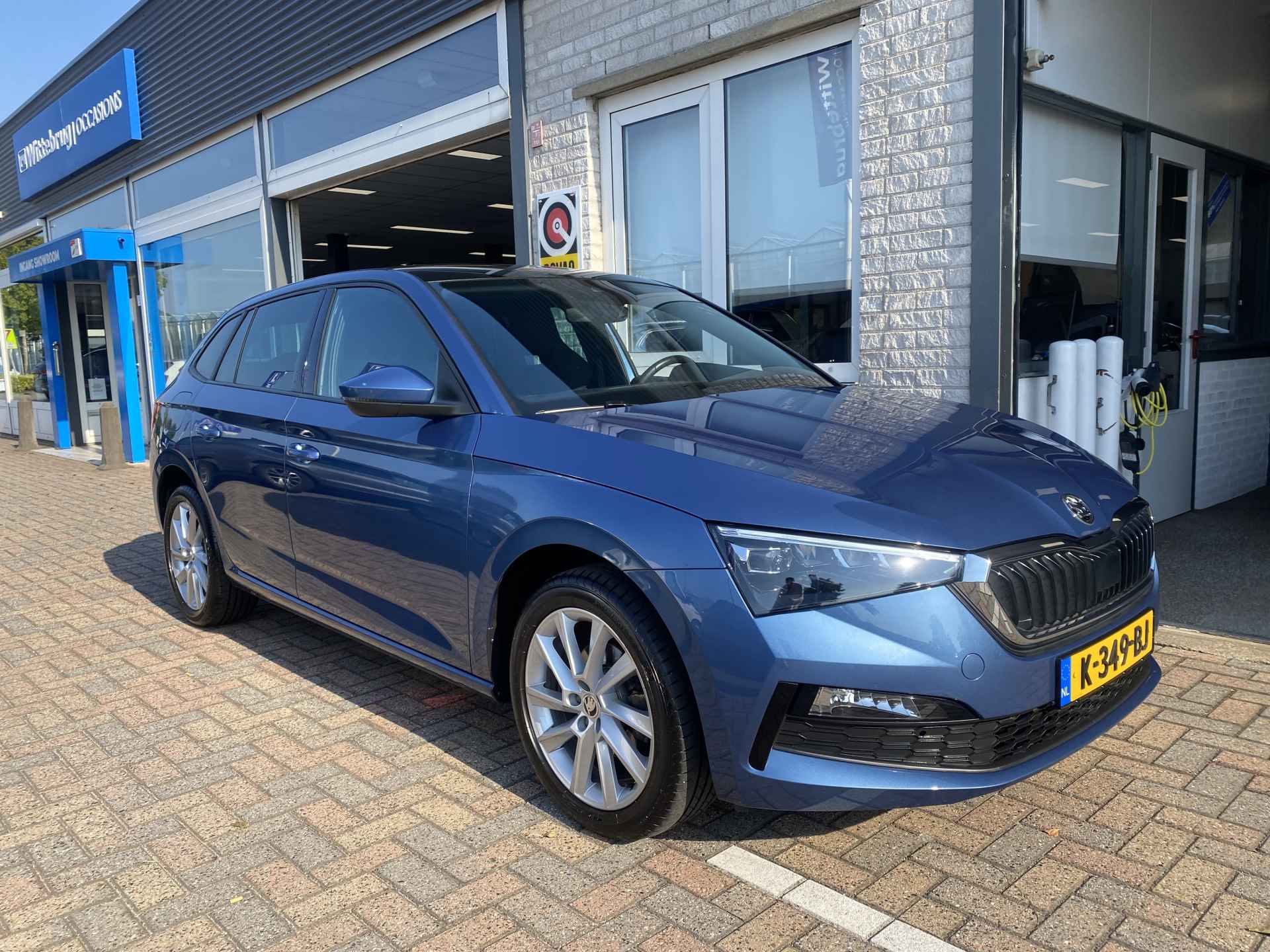 Škoda Scala 1.0 TSI Sport Business / PANO/ PARK. SENSOREN/ LED/ CRUISE/ APP CONNECT/ CLIMA/ DAB/ - 35/38