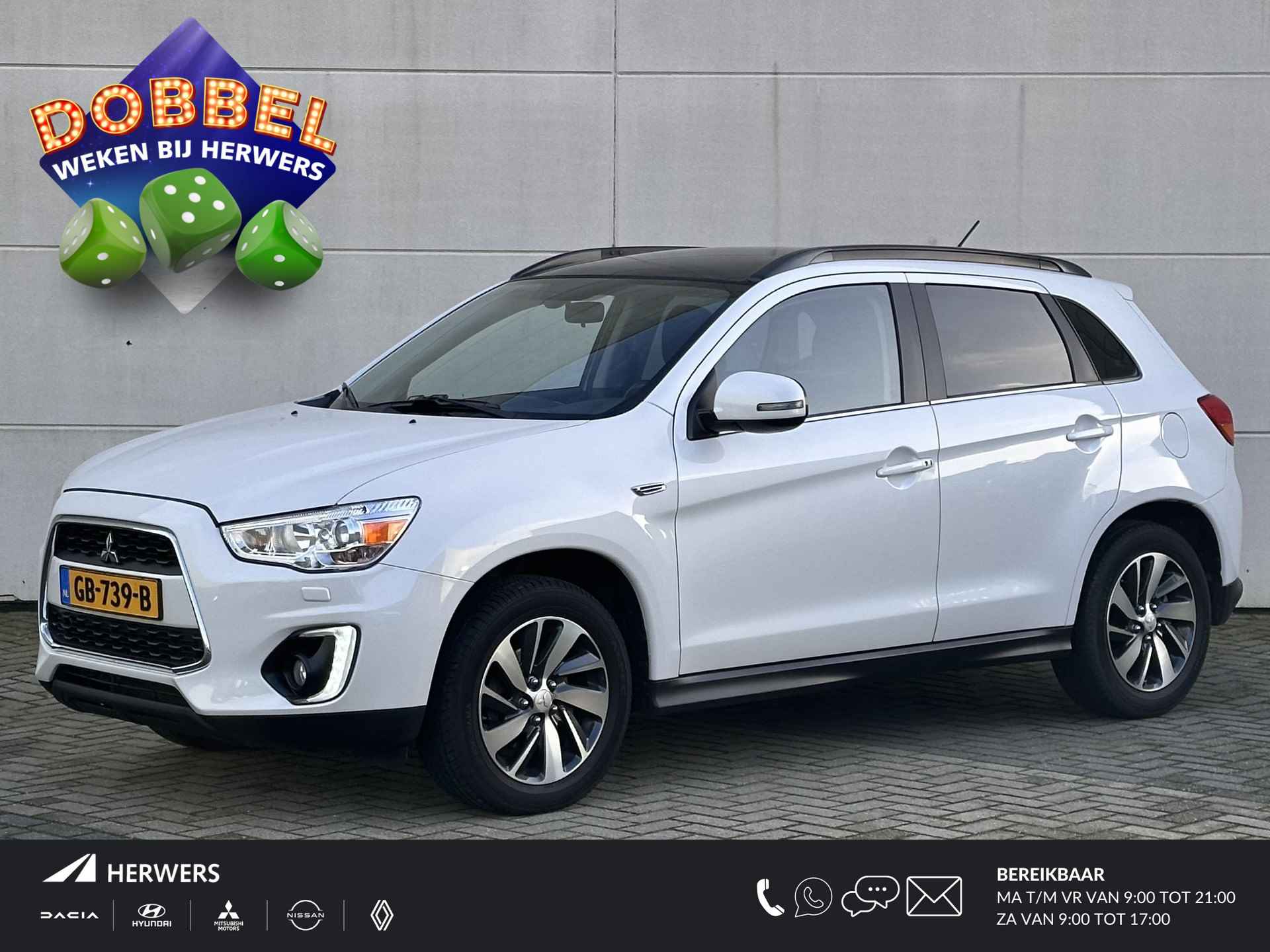 Mitsubishi ASX 1.6 Cleartec Intense+ / Navigatie / Achteruitrijcamera / Panoramadak / Trekhaak / Climate Control / Cruise Control / Keyless / - 1/26