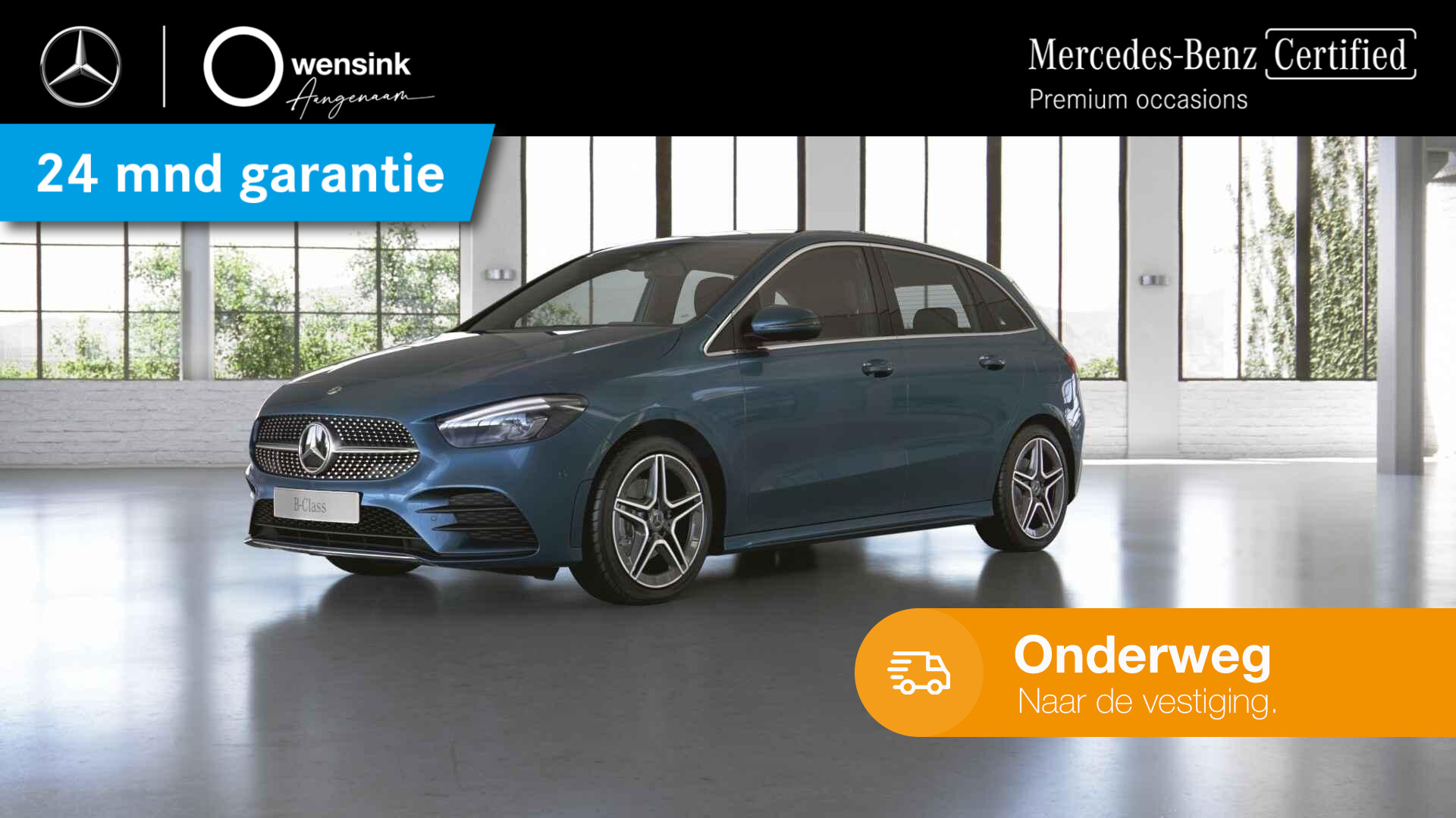 Mercedes-Benz B-klasse 200 Business Solution AMG | Trekhaak | Widescreen | Stoelverwarming | Achteruitrijcamera |