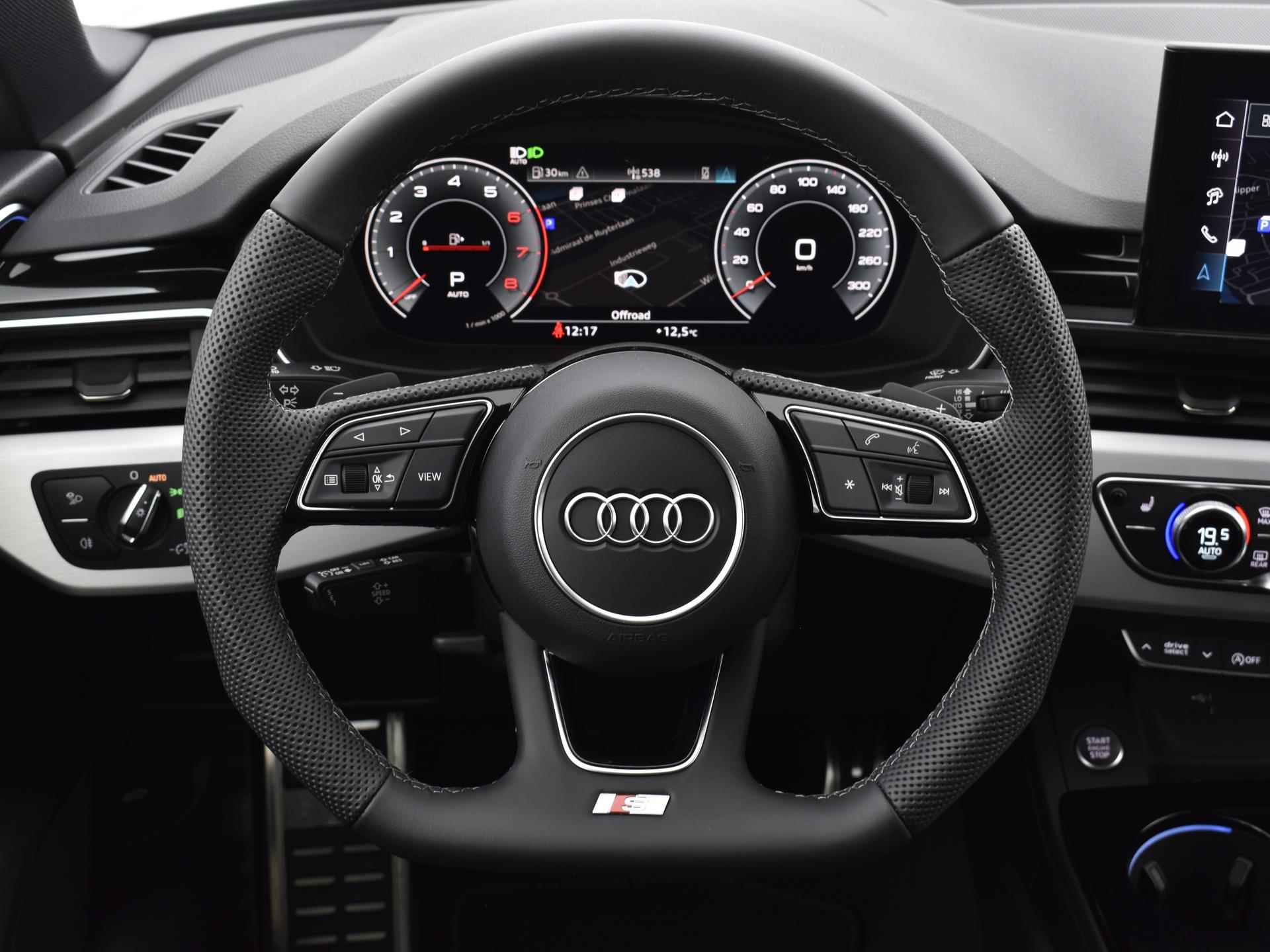 Audi A5 Sportback 35 TFSI S edition Competition 150 PK ·Assistentiepakket parking · Optiekpakket zwart plus · Stoelverwarming · Afgevlakt stuurwiel · - 7/38