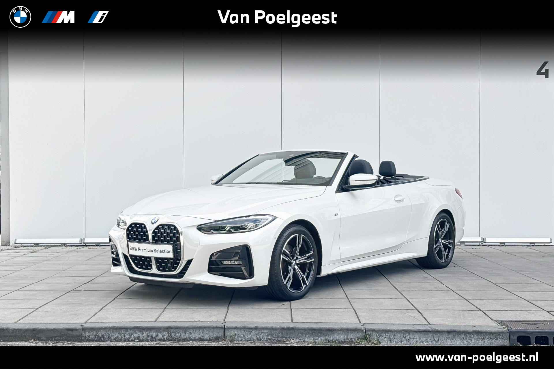 BMW 4 Serie Cabrio 420i High Executive M-Sport 18 Inch / Comfort Acces / Nek Verwarming / Driving Assistant / Head Up Display / Hifi / Stoelverwarming - 1/20