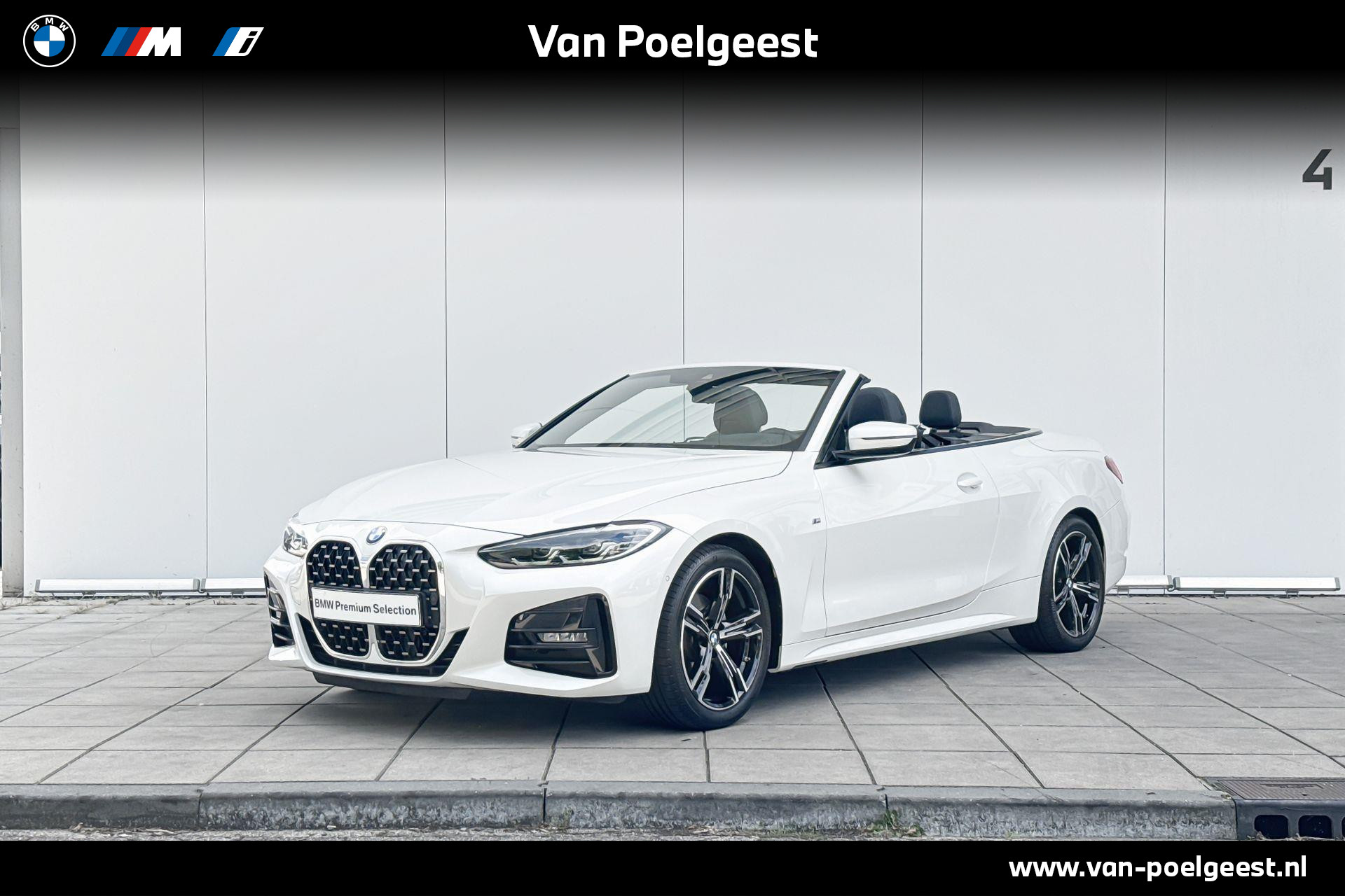 BMW 4 Serie Cabrio 420i High Executive M-Sport 18 Inch / Comfort Acces / Nek Verwarming / Driving Assistant / Head Up Display / Hifi / Stoelverwarming