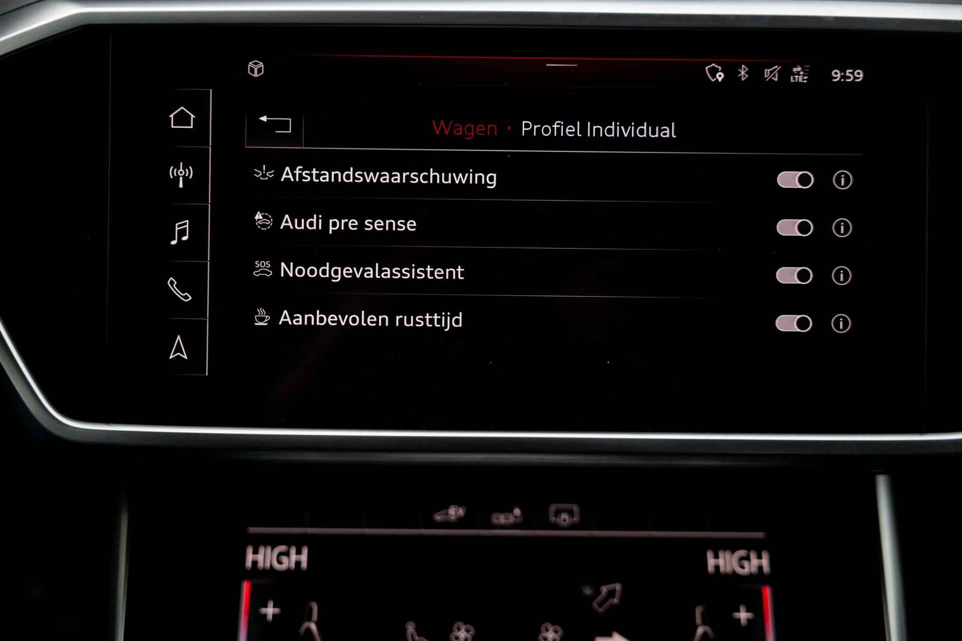 Audi A6 Limousine 55 TFSI e quattro Competition | S-Line | Schuif/Kantel dak | lichtmetaal | Digitaal Dashboard | Adaptieve Cruise Control | Matrix LED | Trekhaak | - 45/49