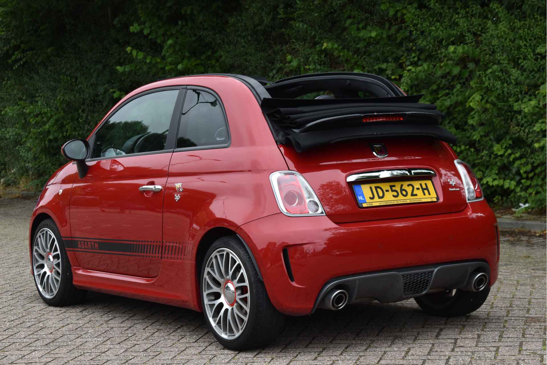 Fiat 500C 1.4 T-Jet Abarth Custom 595 Turismo | NL-Auto | Lederen sportstoelen | Climate Control | Digitale tellers | 17" | NAP - 5/57