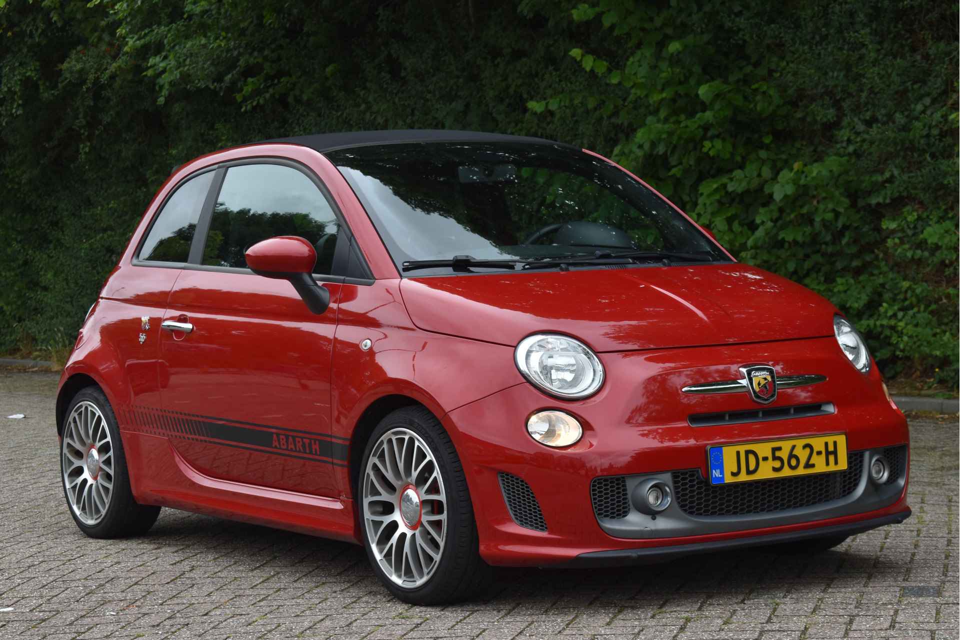 Fiat 500C 1.4 T-Jet Abarth Custom 595 Turismo | NL-Auto | Lederen sportstoelen | Climate Control | Digitale tellers | 17" | NAP - 7/57