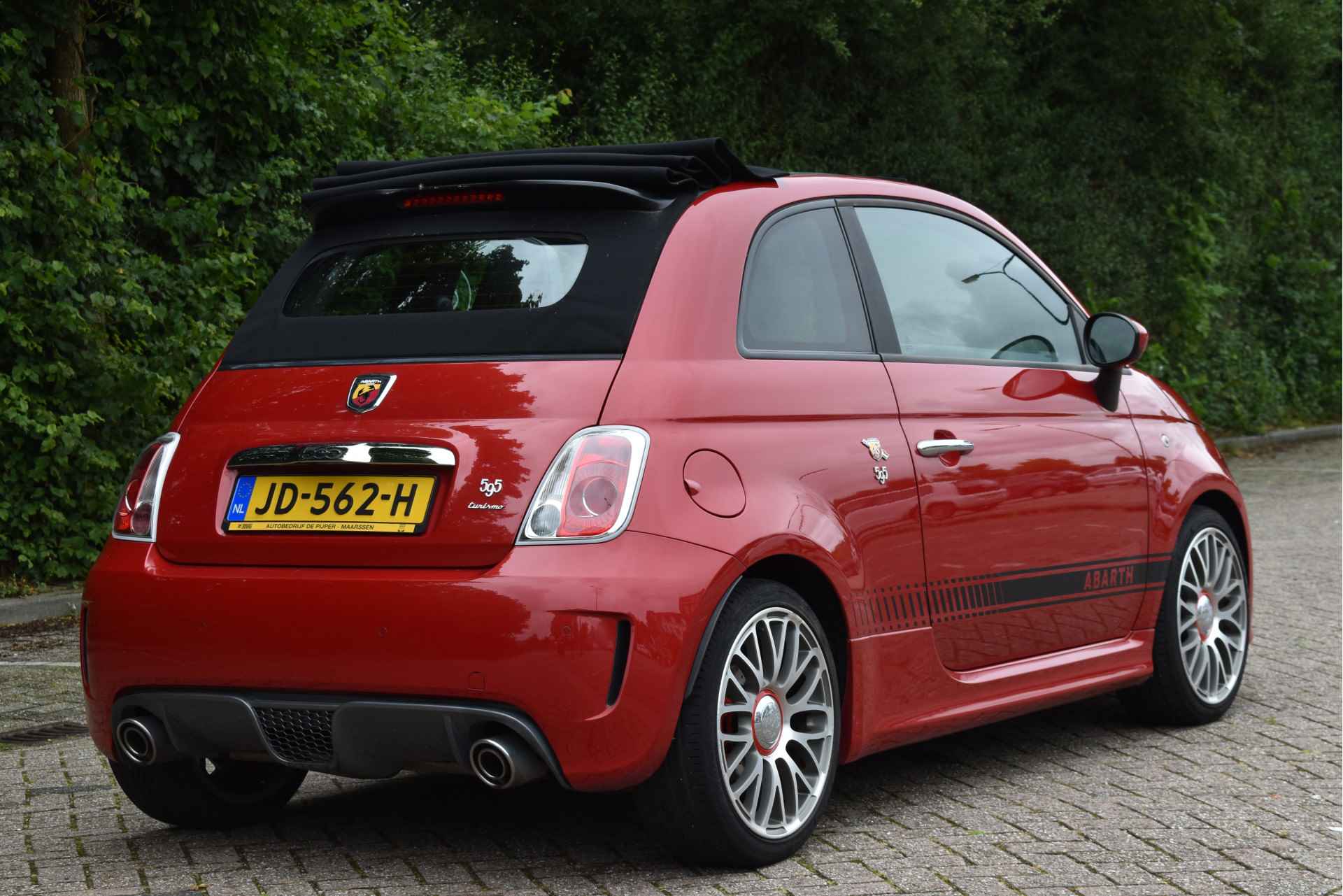 Fiat 500C 1.4 T-Jet Abarth Custom 595 Turismo | NL-Auto | Lederen sportstoelen | Climate Control | Digitale tellers | 17" | NAP - 9/57