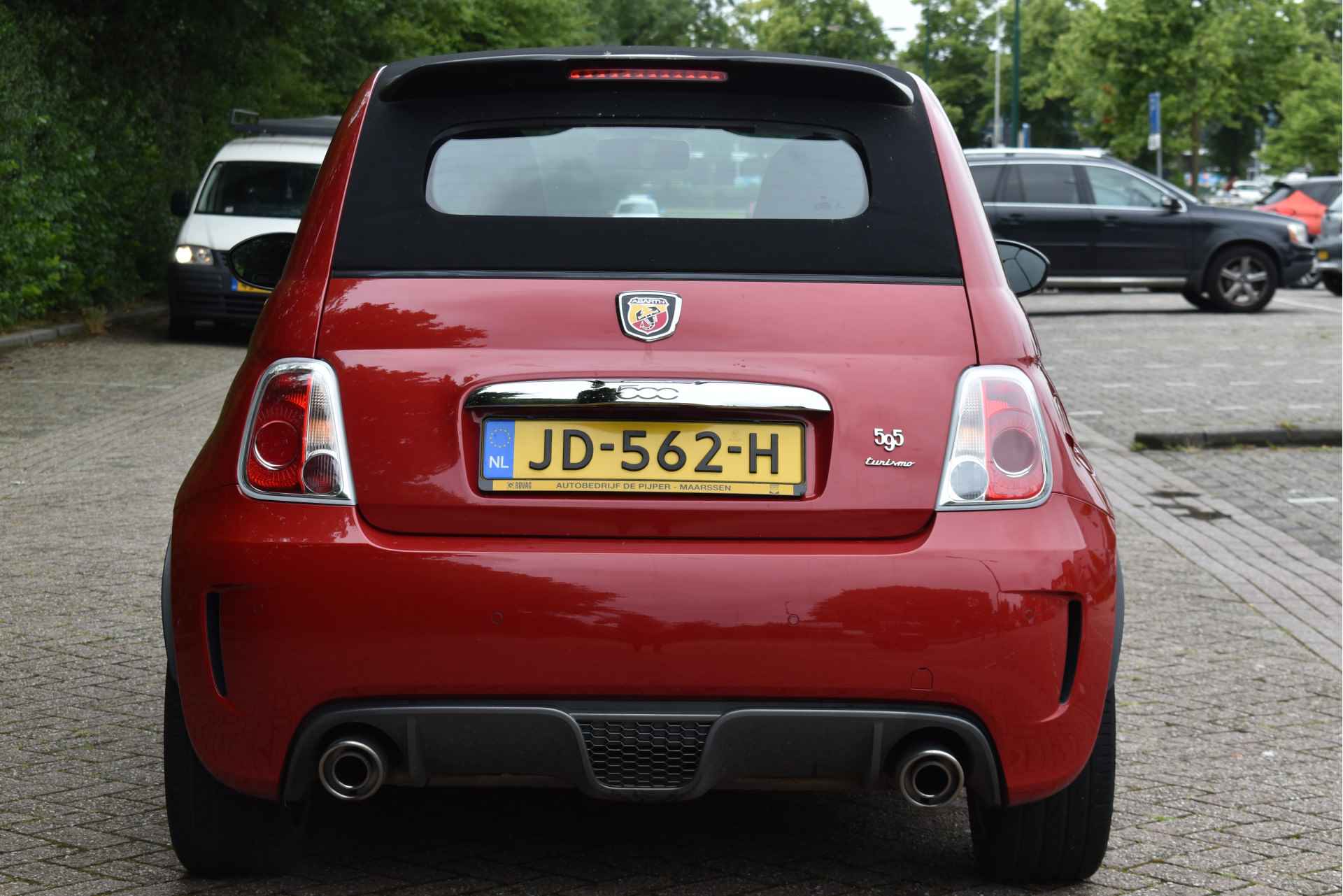 Fiat 500C 1.4 T-Jet Abarth Custom 595 Turismo | NL-Auto | Lederen sportstoelen | Climate Control | Digitale tellers | 17" | NAP - 10/57